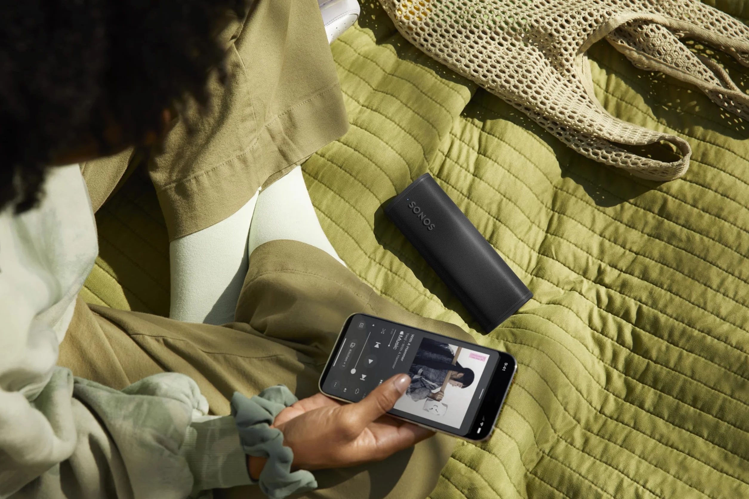 Sonos Roam 2 Wodoodporny Głośnik Przenośny Bluetooth Wi-Fi 10h Biały