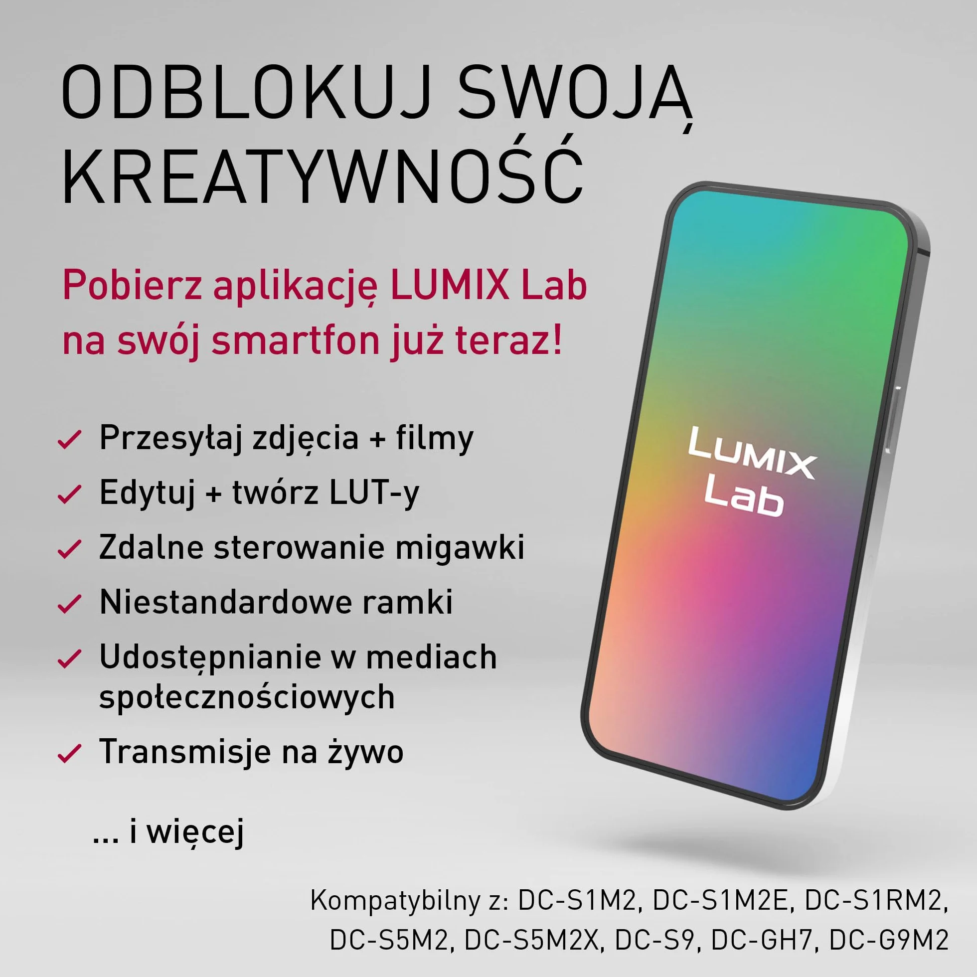 Panasonic Lumix DC-S9NE-A Pełnoklatkowy Bezlusterkowy Aparat 24.2MP 6K/4K Video z Obiektywem S-R1840E 18-40mm Niebieski