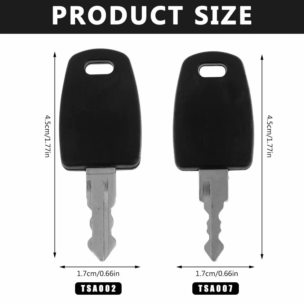 Tsa002 Tsa007 Walizka na klucze Tsa-Lock 007 002 do bagażu walizka torba bezpieczeństwa Tsa