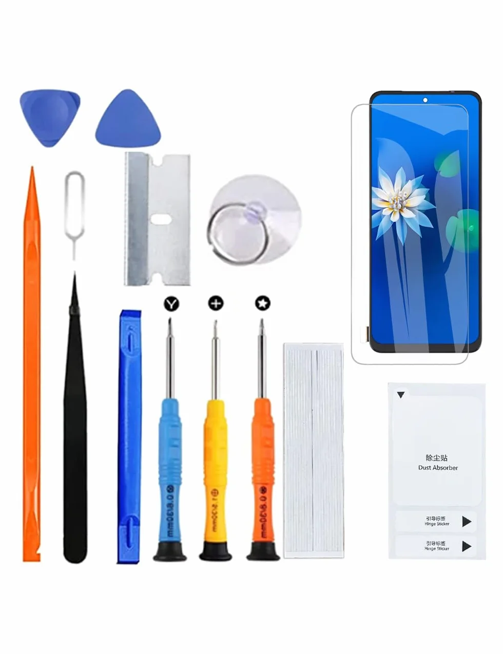H&LYCYJ Ekran wyświetlacza do Xiaomi Redmi Note 12s 4G TFT 2303CRA44A 23030RAC7Y 2303ERA42L ekran LCD zapasowy zestaw z zestawem