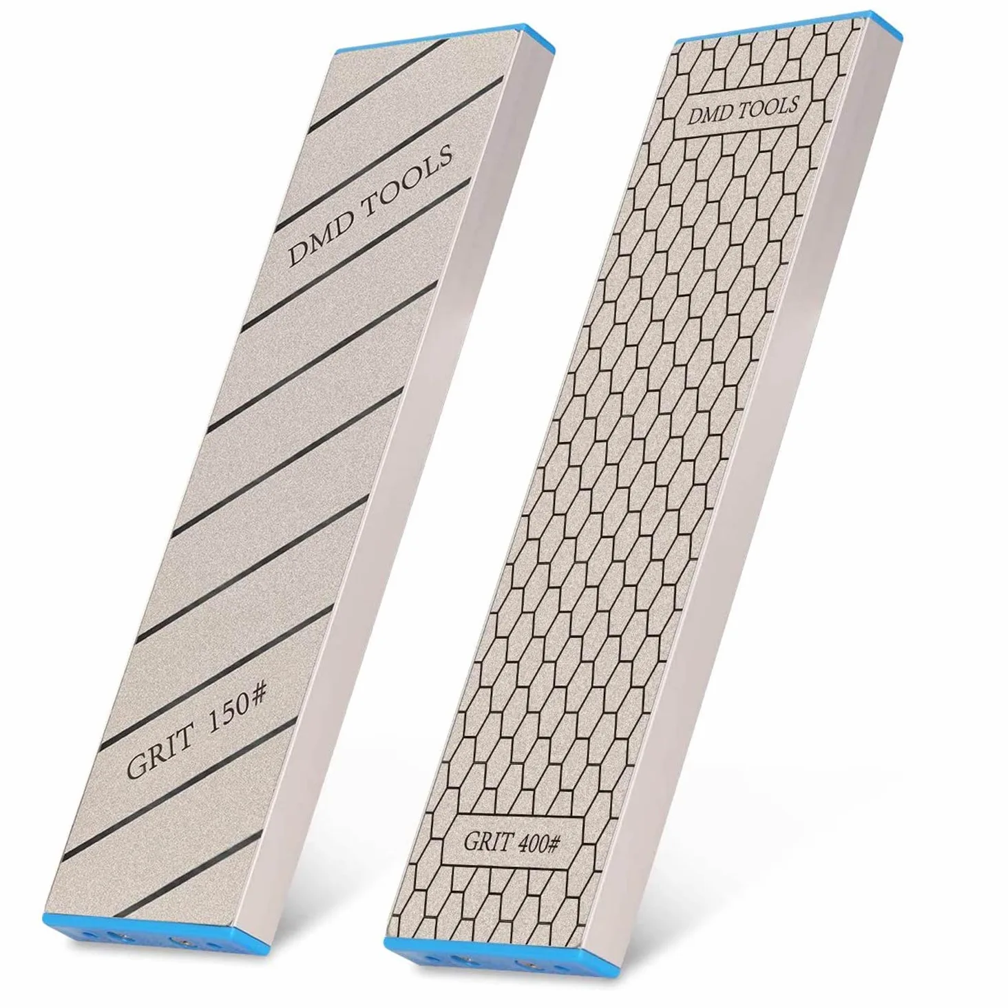 GOKEI Diamentowa osełka i osełka naprawa 2 w 1 aluminiowa podstawa ziarnistość 150 # do szorstkiego ostrzenia i szorstkiej korekcji osełki 400# średnie ostrzenie noży ostrzenie noży ceramika
