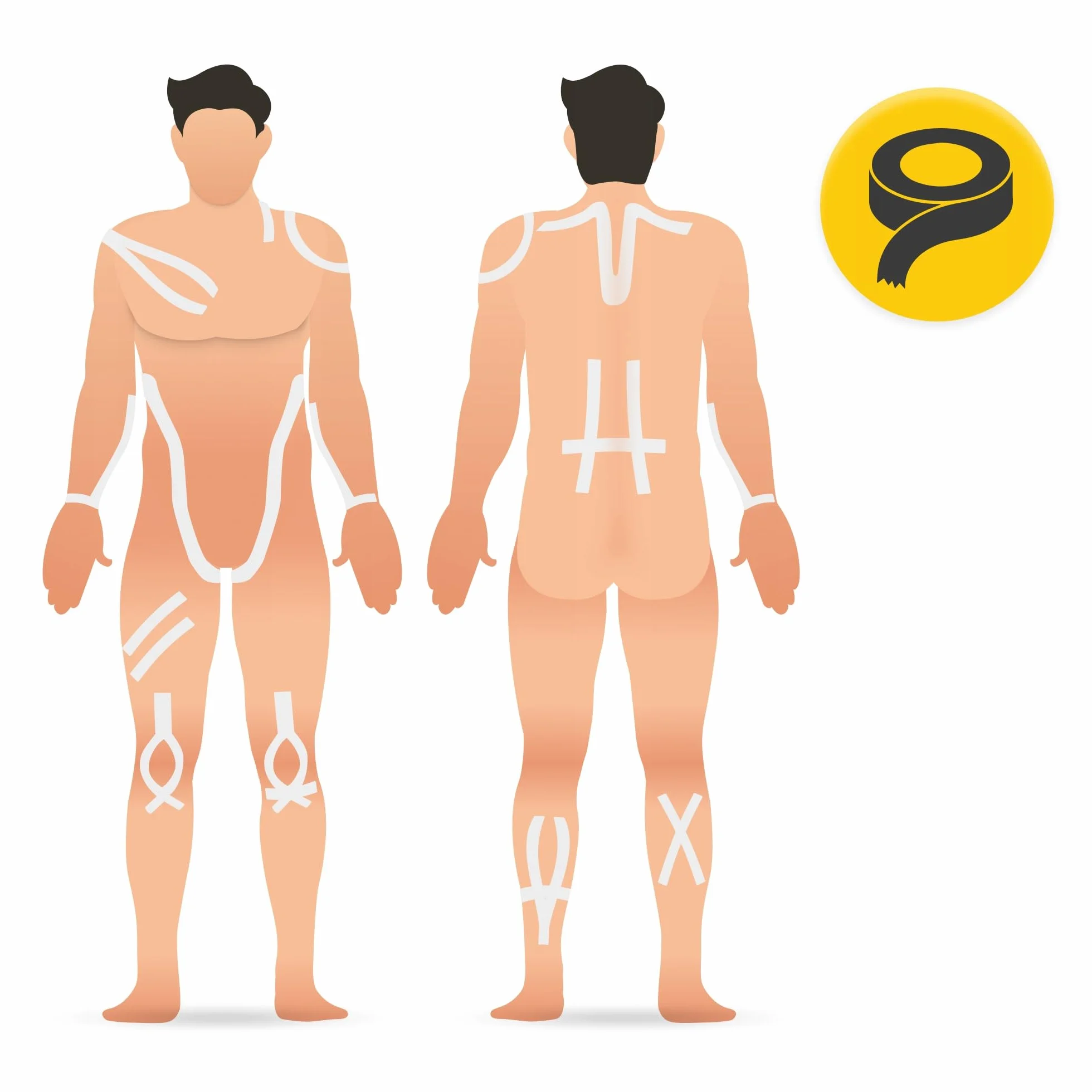 TAŚMA KINESIO TEJPY KINEZJOLOGICZNE PLASTRY WODOODPORNE HIPOALERGICZNE TAPE