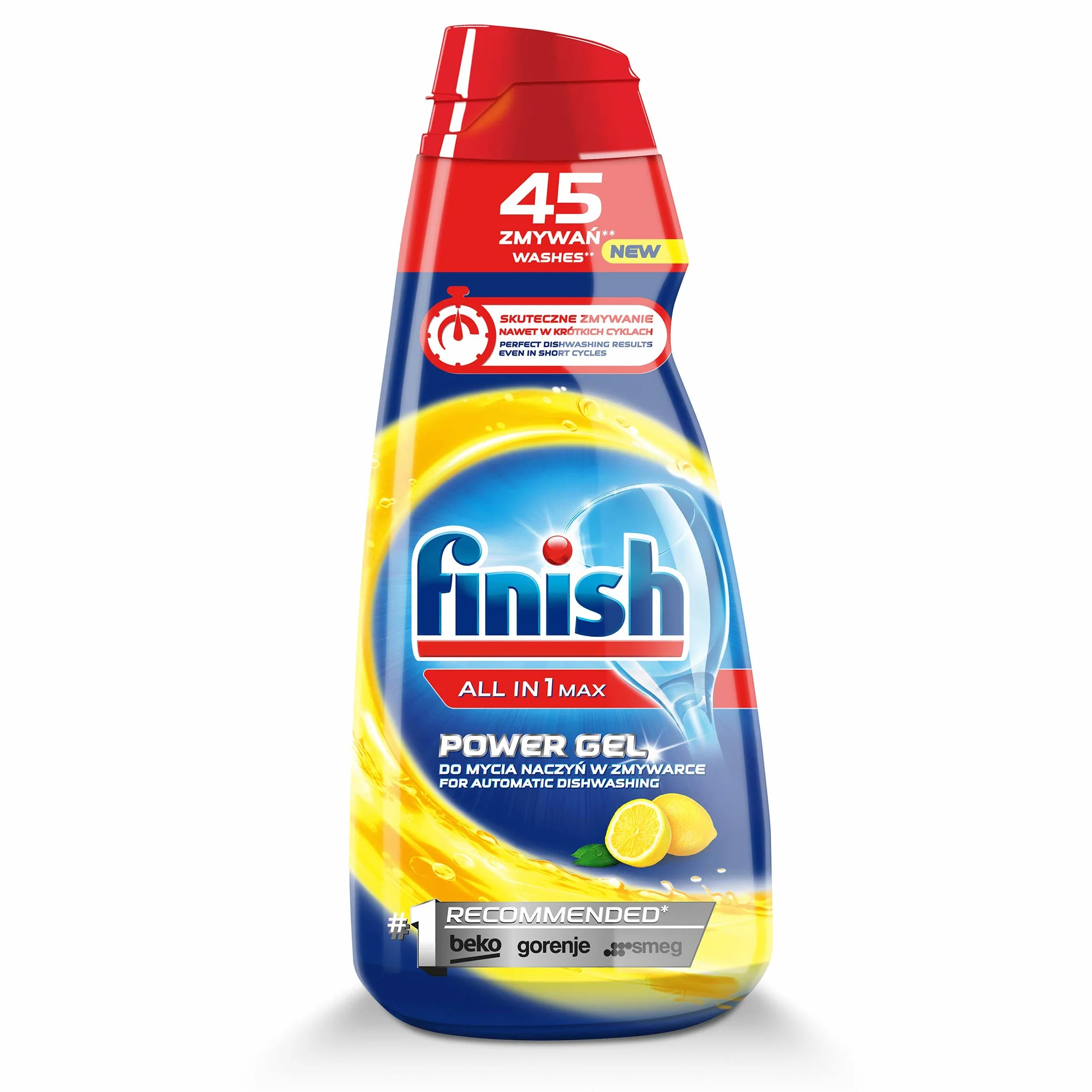 FINISH Żel Power All-in-1 900ml cytrynowy