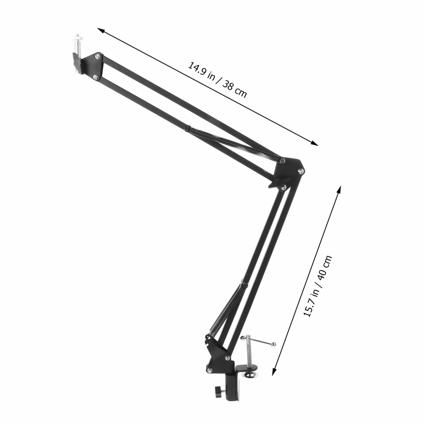 OSALADI Regulowany Stojak Webcam z Klipsem Do Montażu Ramie Scissor Arm Do Użytku Domowego i Studio Stabilny i Łatwy Ustawieniu Idealny Nagrywania i Strimowania