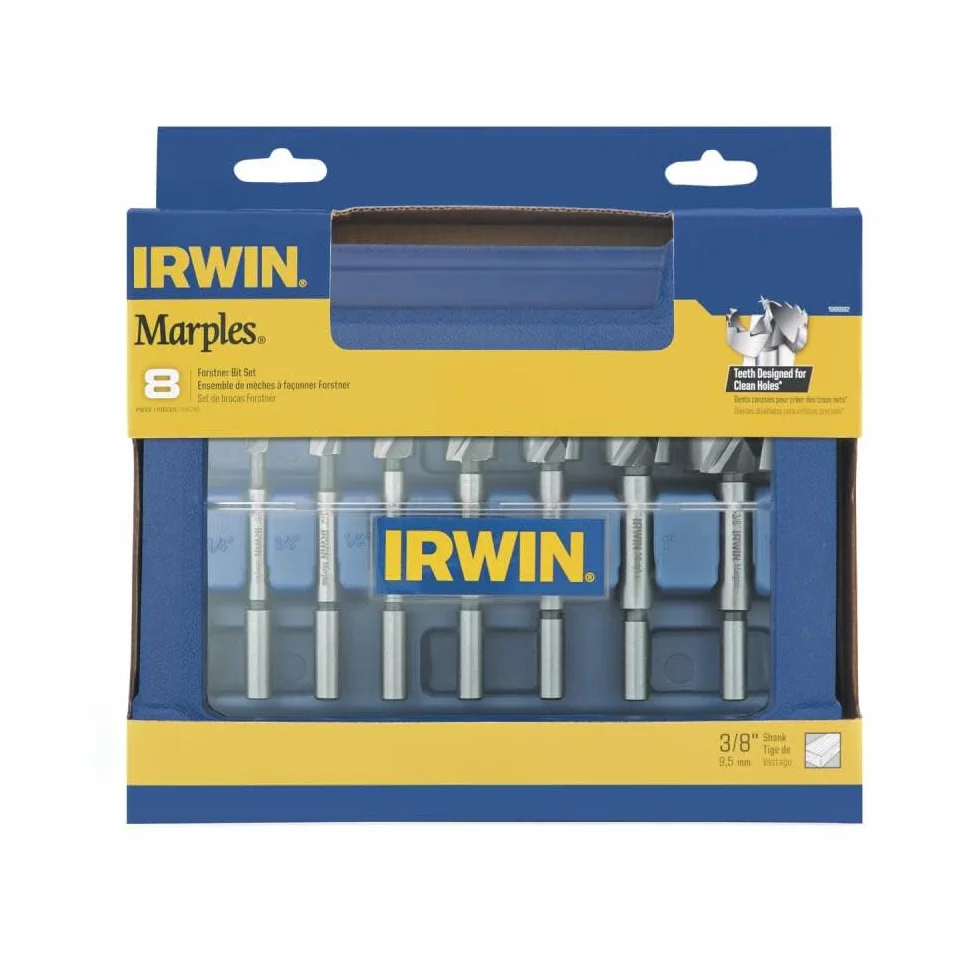 IRWIN Marples Forstner zestaw bitów do drewna, 8-częściowy (1966892)