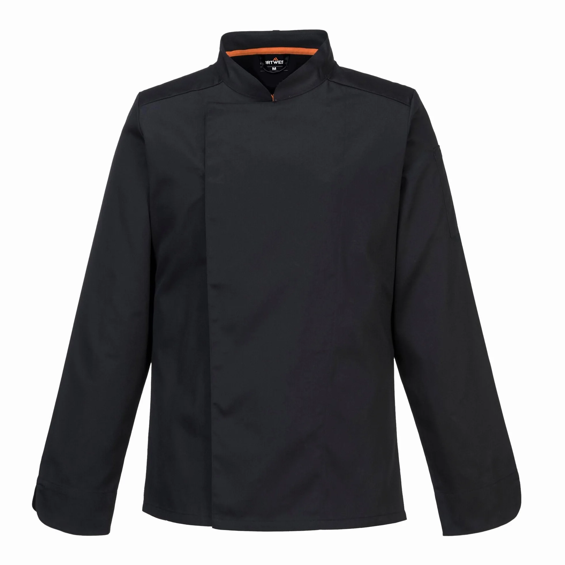 Portwest C838 MeshAir Pro L/S Kucharska Bluza, Regularny, Rozmiar L, Czarny