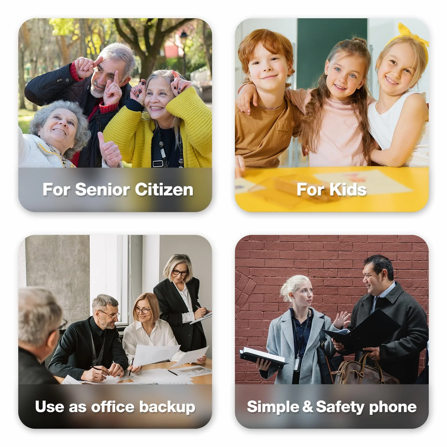 AGM M8 telefon z klapką dla seniorów IP68 4G Dual-SIM 1500mAh 2.8" czarny