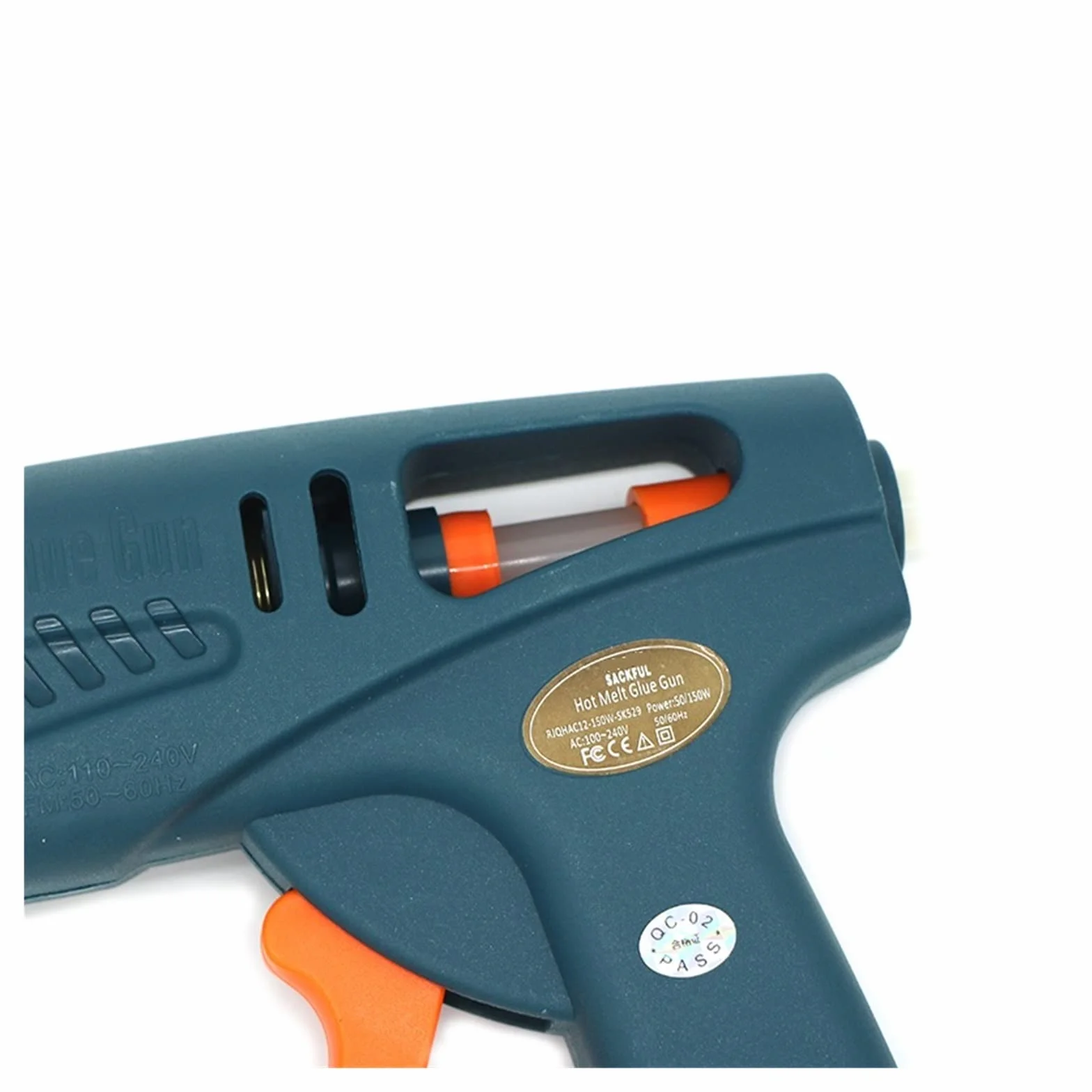 Pistolet do klejenia na gorąco do prac rzemieślnic Pistolet do klejenia na gorąco 50 W/150 W 100 W dysza miedziana do 11mm klej w sztyfcie rękodzieło domowe DIY klej gorący pistolet torba na narzędzia