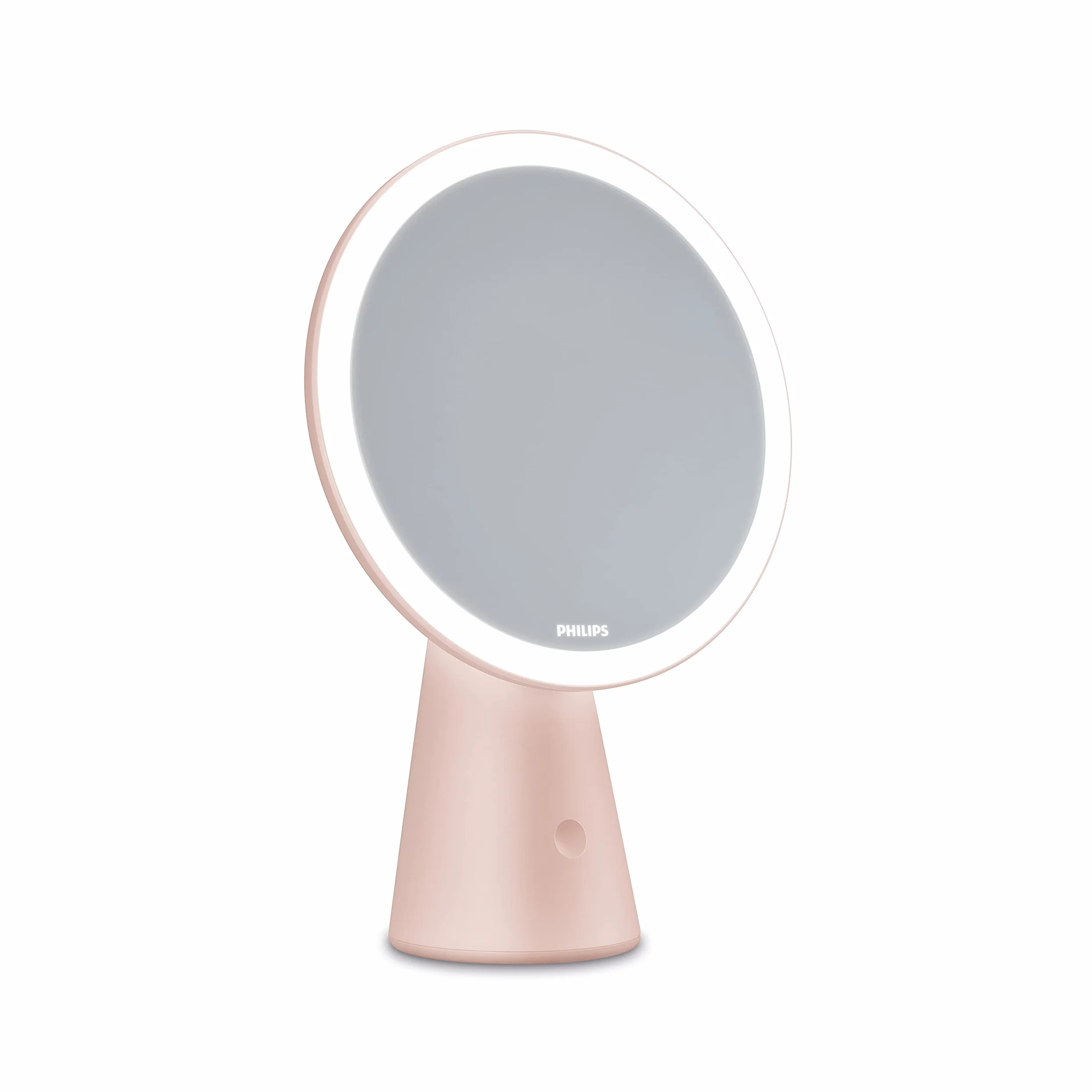 Philips LED Lampka biurkowa Performance Mirror DSK205, 4,5 W 80 lm, 3000-5000 K, różowa, możliwość przyciemniania, USB