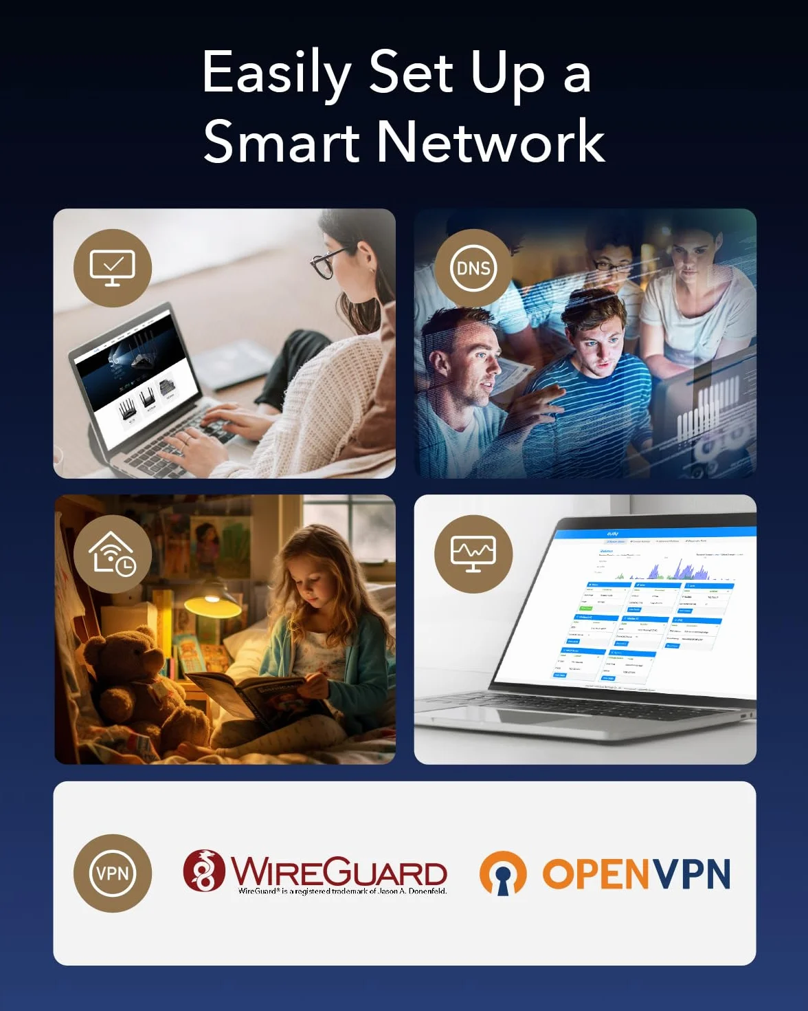 Cudy AX3000 2.5G Wi-Fi 6 Mesh System M3000 1-pak