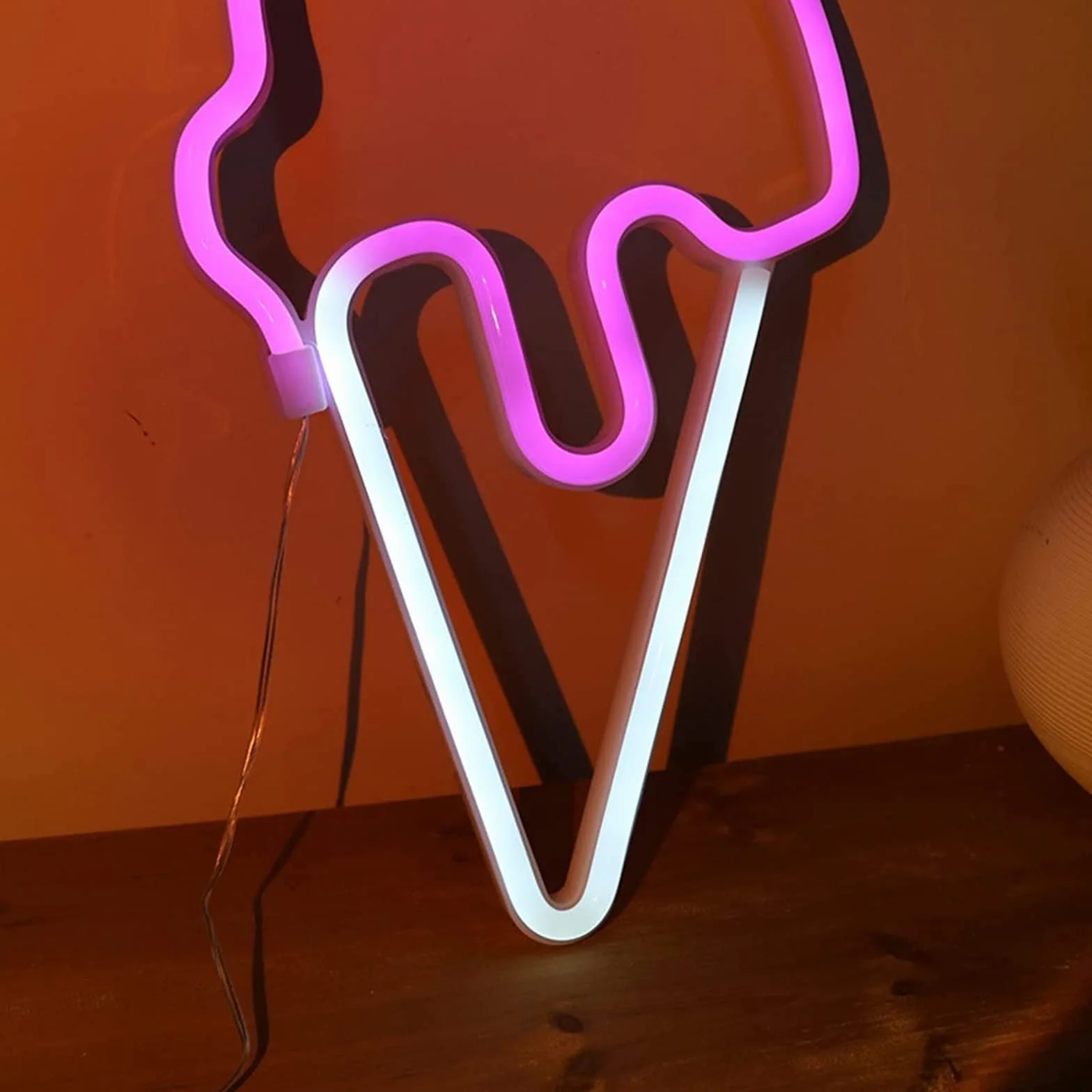 Lody LED Neon LED modelowanie światła Luminous Letters szyld panel akrylowy Neon dekoracyjne światło, 32.5x18.5cm