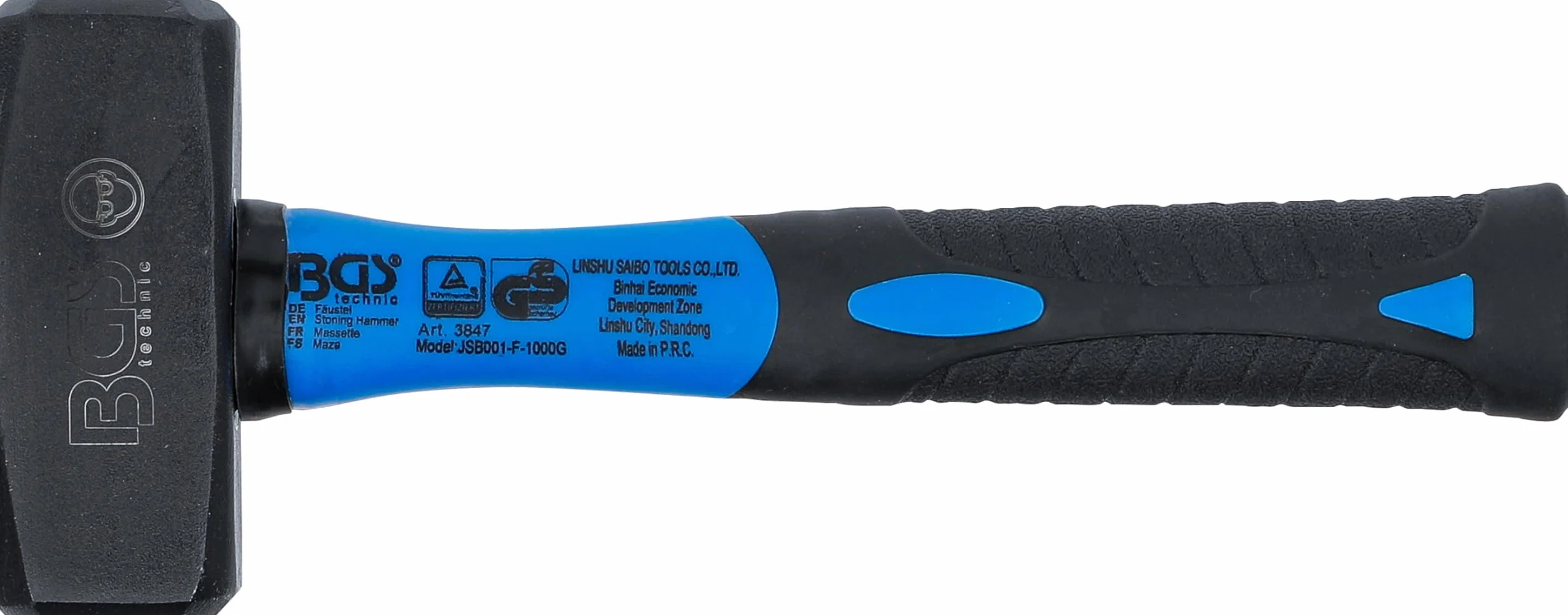 BGS 3847 | Młotek dwuobuchowy | trzonek z włókna szklanego | DIN 6475 | 1000 g