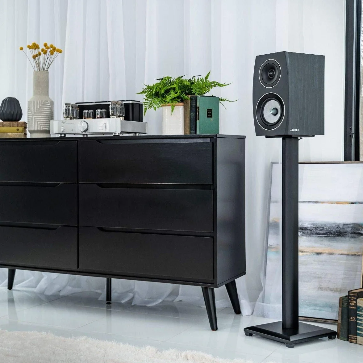 JAMO C 91 II Black Ash para pasywnych głośników czarny