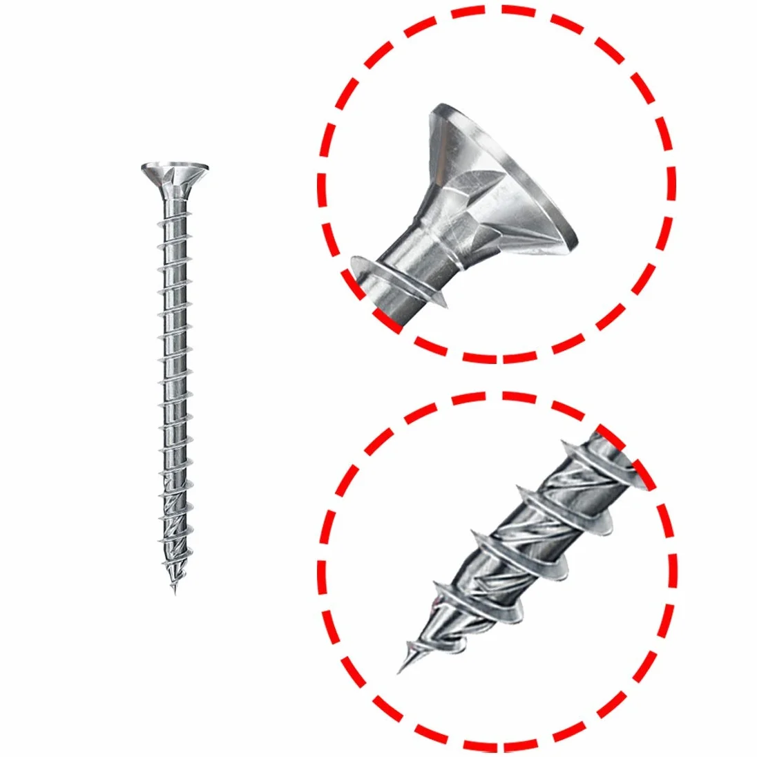fischer 200 x wkręt do płyt wiórowych Power-Fast II 3,5 x 25, łeb stożkowy z gwiazdą wewnętrzną TX pełny gwint ocynkowany galwanicznie, pasywowany na niebiesko (nr art. 670075)