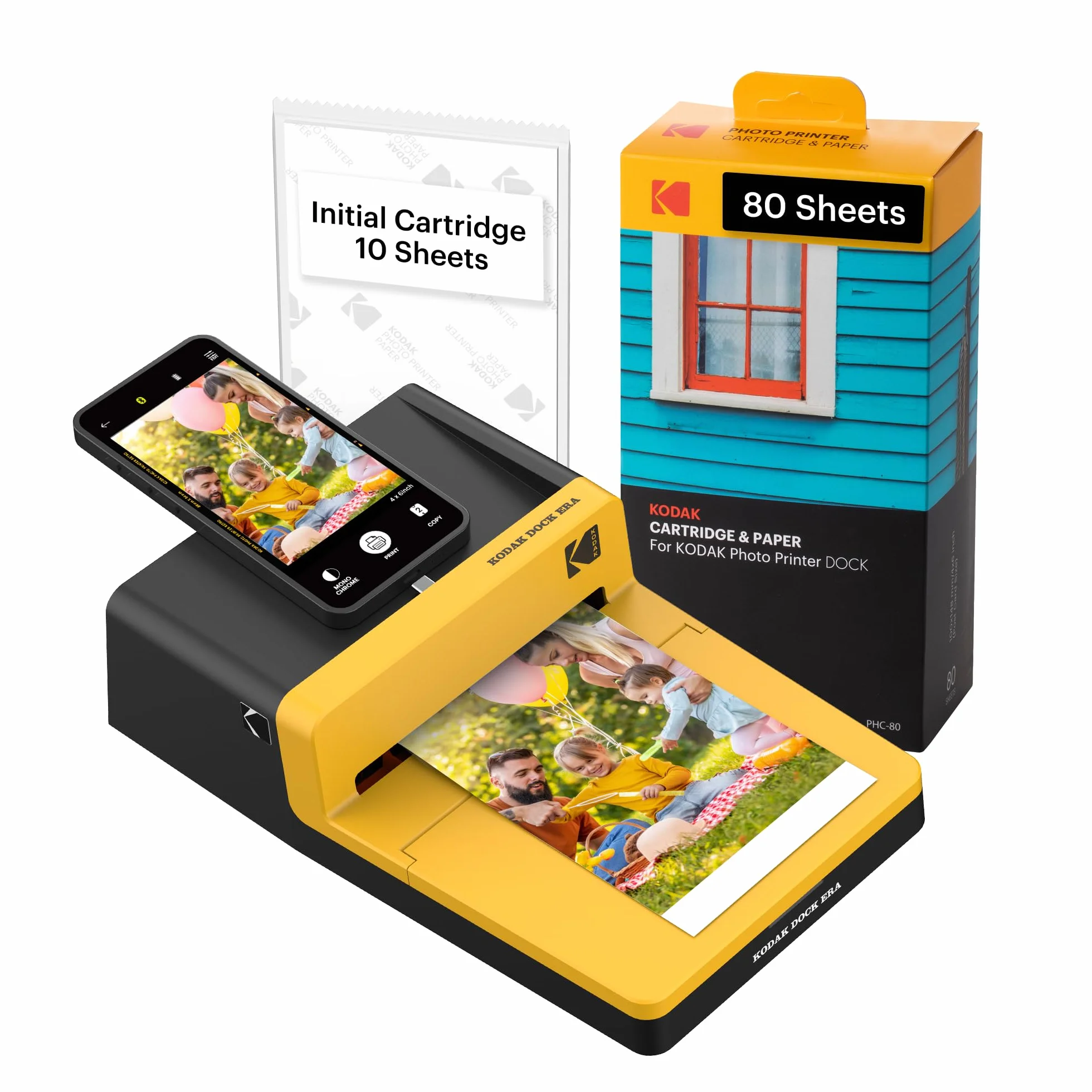 KODAK Żółta drukarka fotograficzna