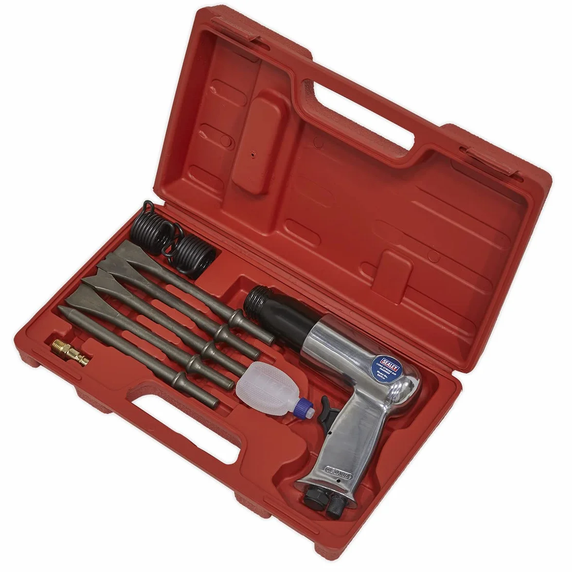 Sealey Air Hammer with Chisels Long Stroke