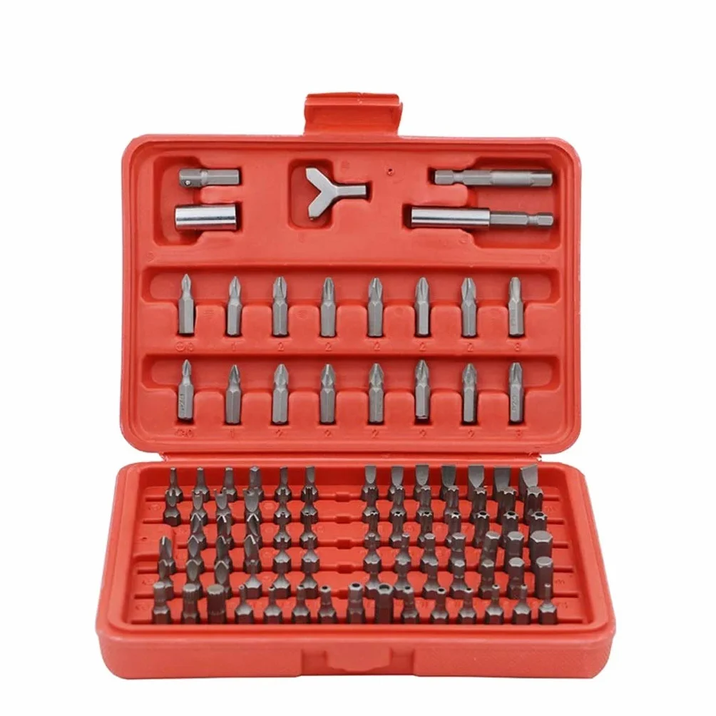 zestaw narzędzi wielofunkcyjnych, Zestaw Wkrętaków 100 W 1 Destornillador Multitools Precyzyjny Śrubokręt Torx Z Łbem Sześciokątnym Magnetyczne Narzędzia Ręczne Bit