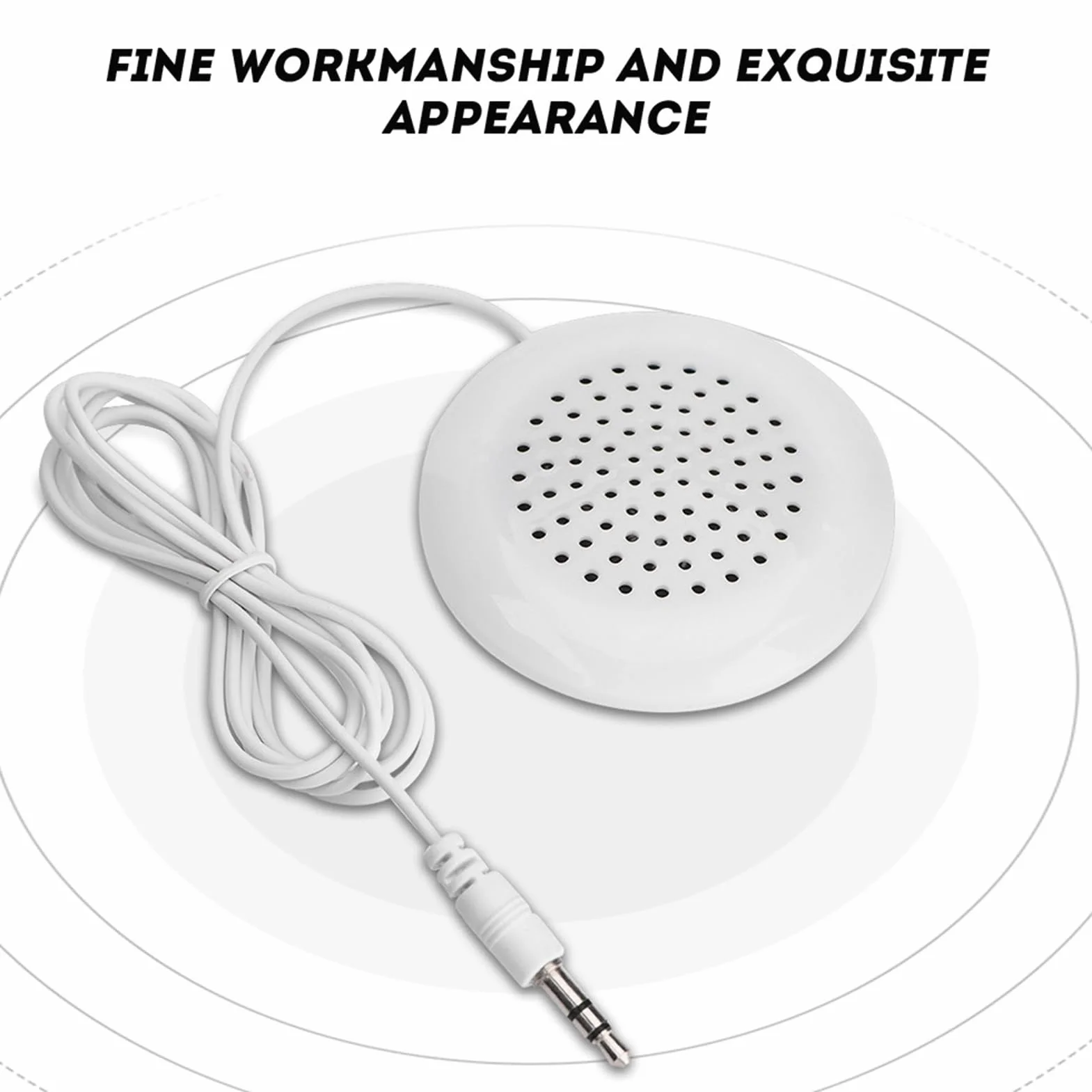 Garsent Mini głośnik 3,5 mm przenośny głośnik pod poduszkę stereo HIFI
