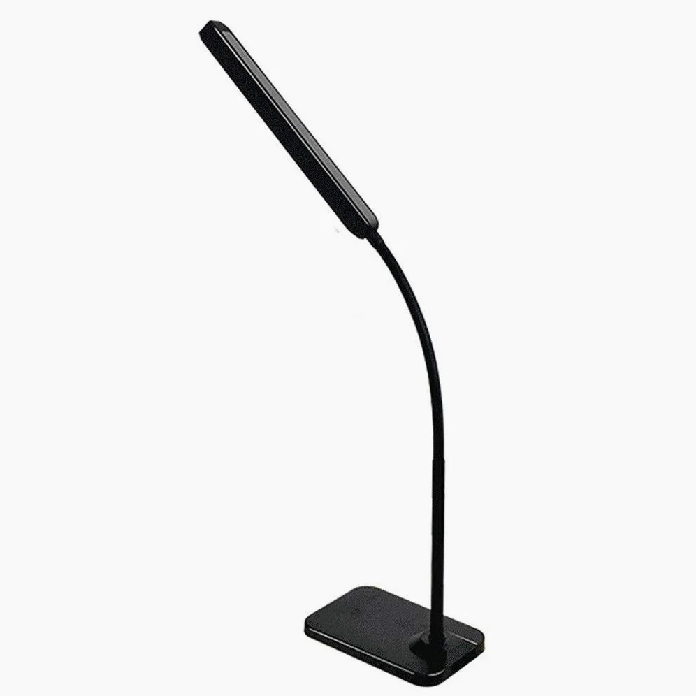 lampka do czytania, Lampa biurkowa LED Elastyczna lampa stołowa na gęsiej szyi 3 temperatury barwowe Sterowanie dotykowe Lampka do czytania 4W