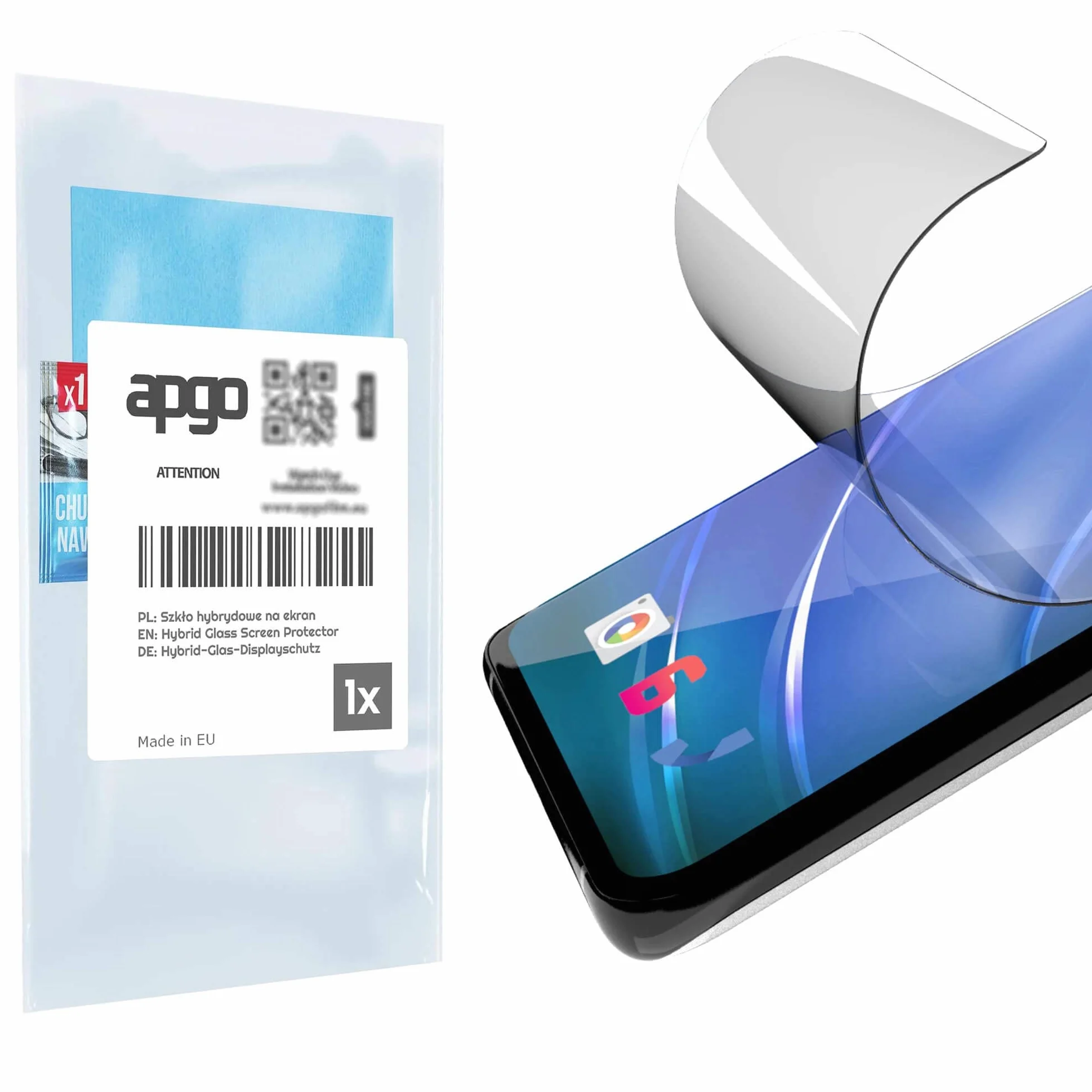 apgo Hybrid Glass Screen Protector do POCKETBOOK Verse Pro 634, szkło hybrydowe, zamiennik hartowanego