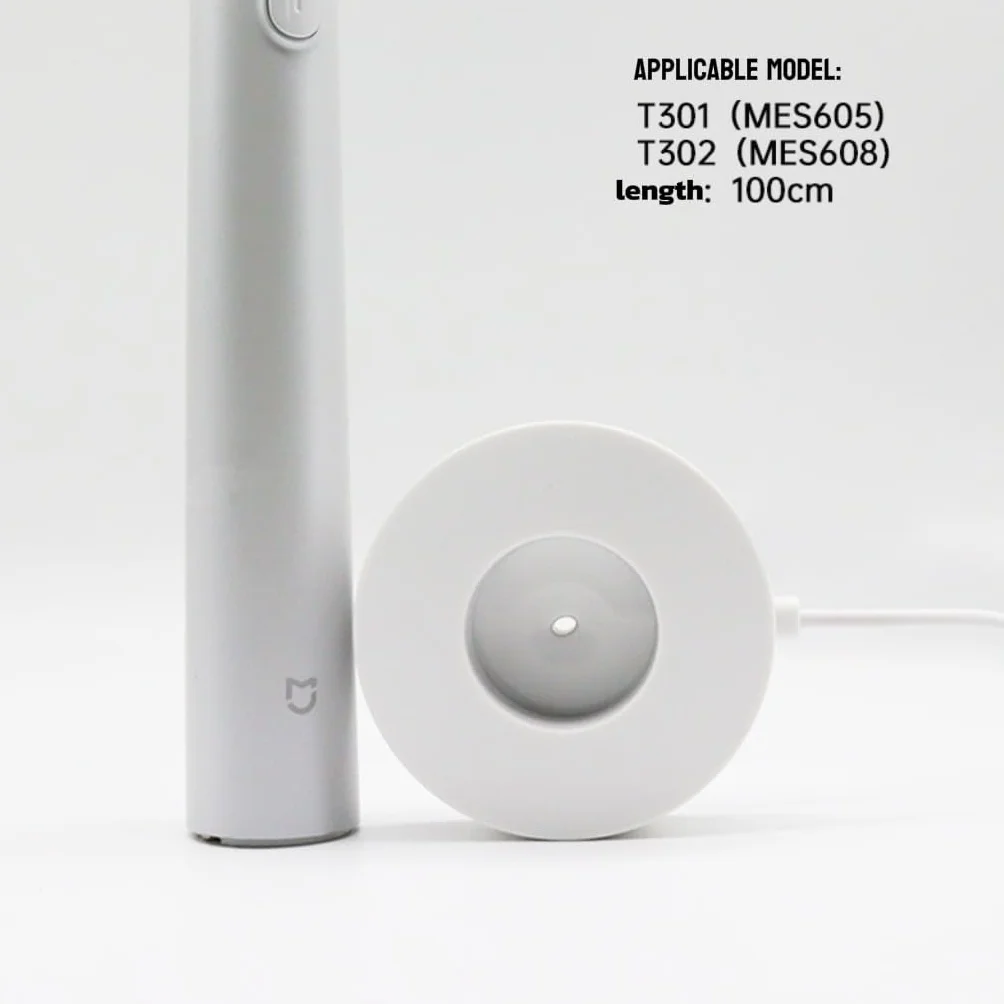 Podstawa ładująca do modeli elektrycznych szczoteczek do zębów Xiaomi T700/T301/302/T501/501C, ładowanie indukcyjne (czarna, T700)