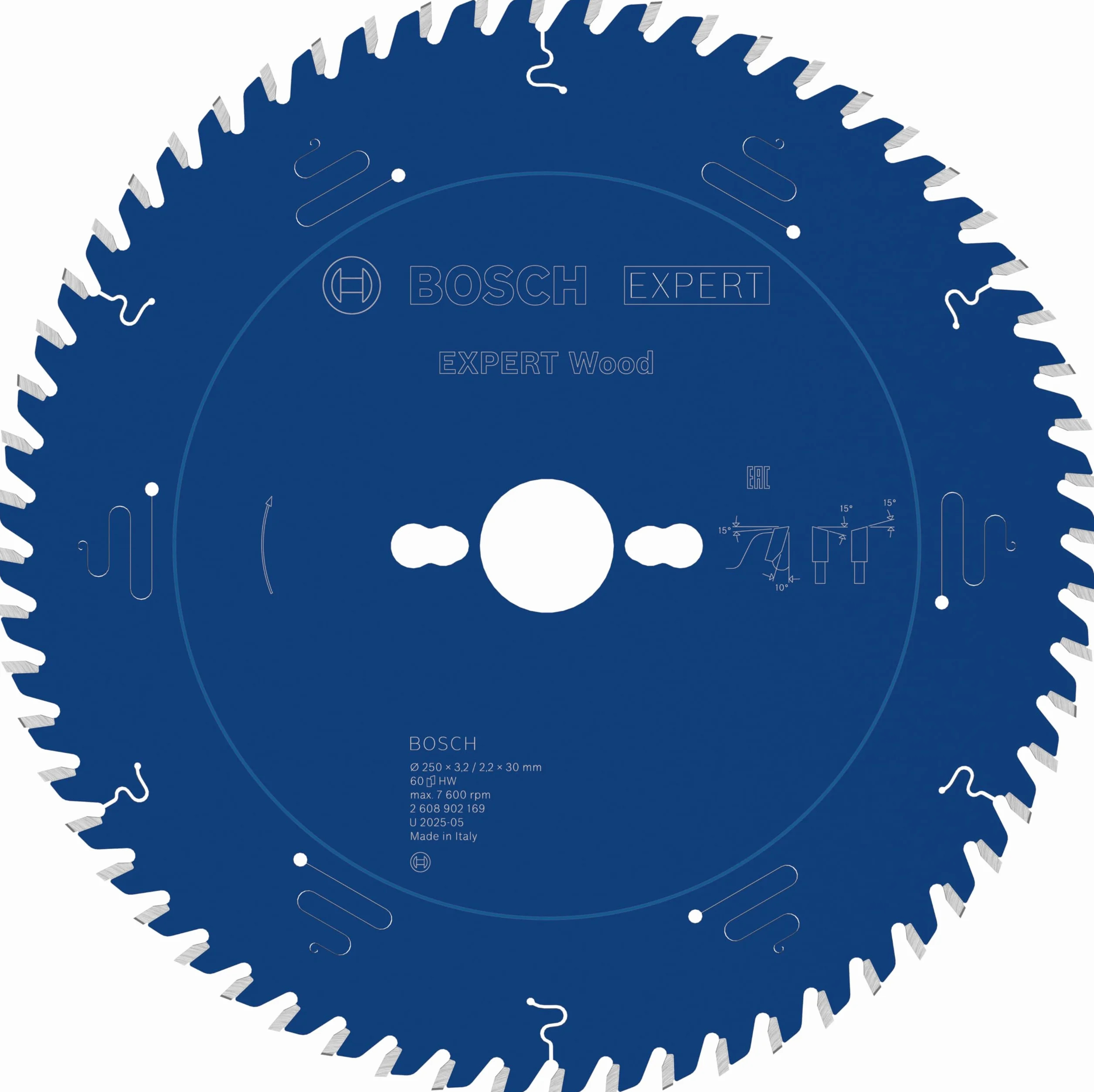 Bosch 1x Tarcza pilarska EXPERT Wood (do Miękkie drewno, Ø mm, Professional Akcesoria Przewodowa stołowa pilarka tarczowa)