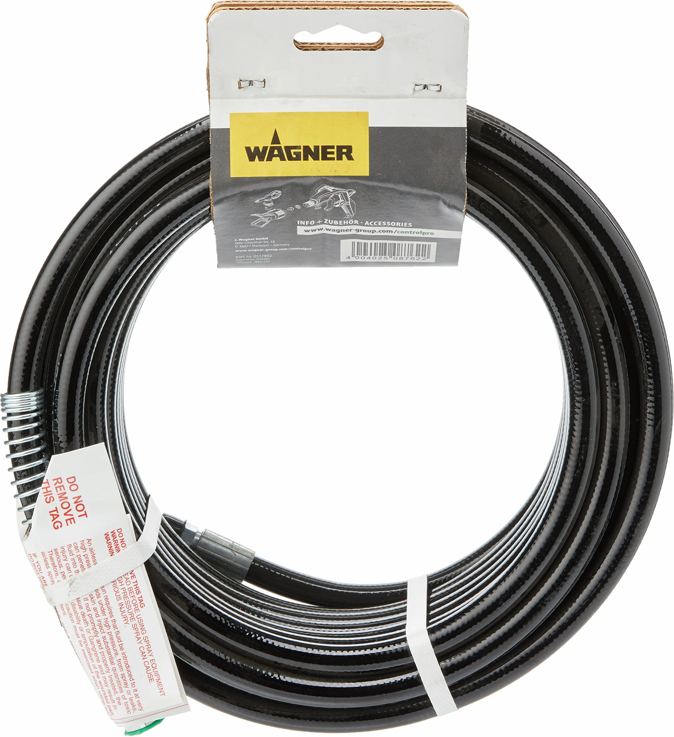 WAGNER Control Pro HEA wąż, 15 m do system natryskowych Airless Control Pro czarny