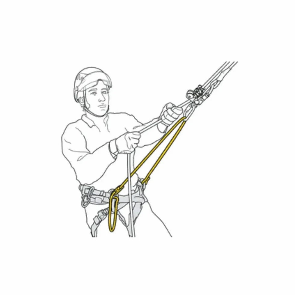 Petzl C69R Regulowany mostek mocujący do uprzęży SEQUOIA i SRT