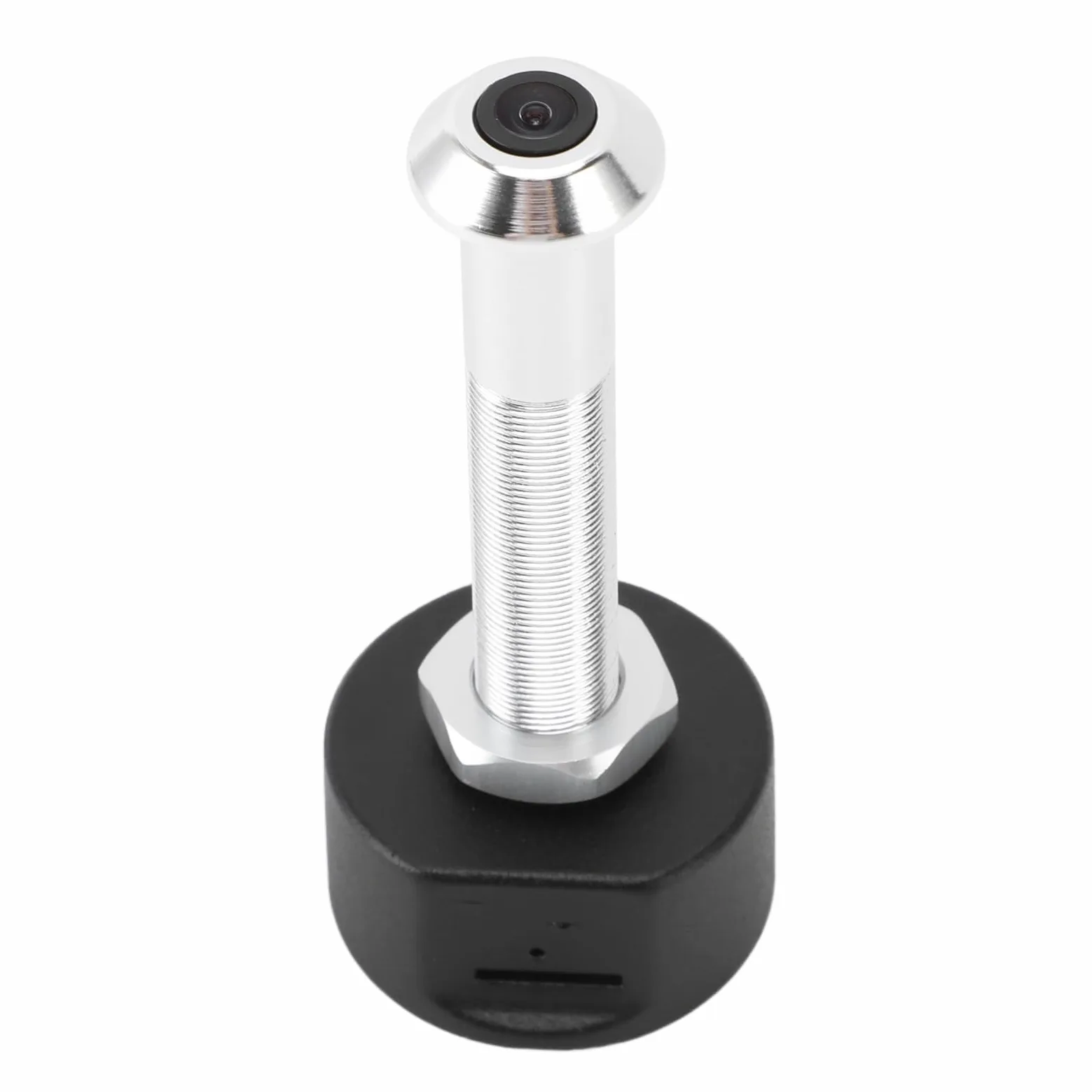 Luocute Kamera z Wizjerem do Drzwi Wi-Fi, rozdzielczość 1080P HD (SILVER) | Obiektyw szerokokątny 150°, wykrywanie ruchu, zdalny podgląd aplikacji, stop aluminium, WiFi 5 GHz, karta 128G, dla