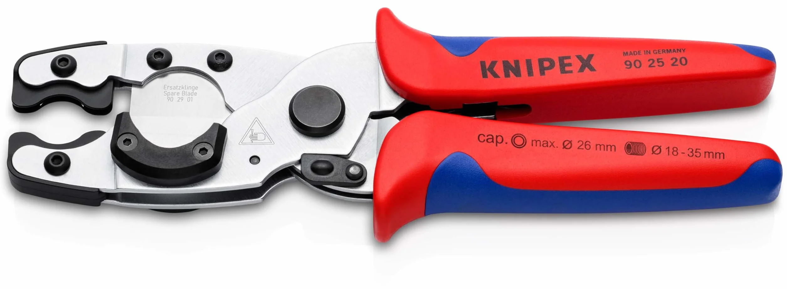 KNIPEX Obcinak do rur kompozytowych chromowany 210 mm 90 25 20