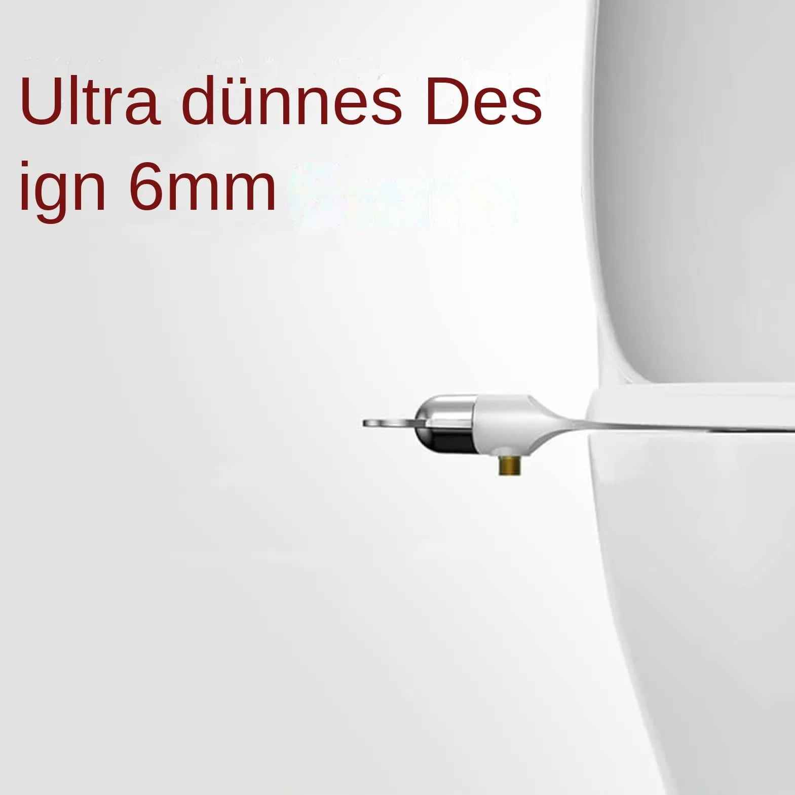 Nak?adka bidet – nieelektryczna nak?adka toalet? z samoczyszcz?cymi si? podwójnymi dyszami z regulowanym ci?nieniem, deska sedesowa, prysznic WC, bia?a