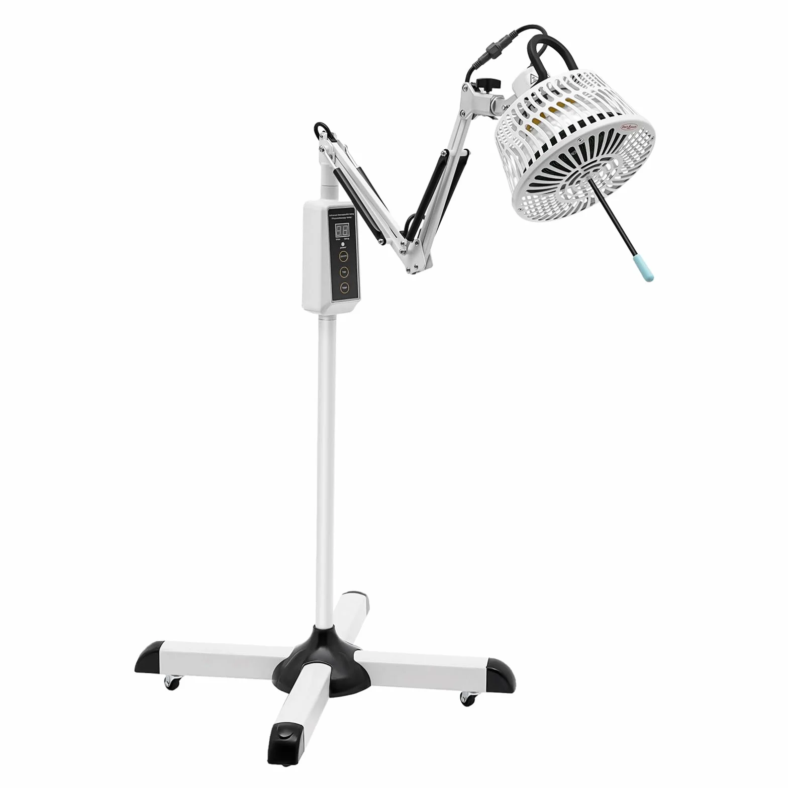 Lampa na podczerwień 300 W, terapia cieplna na podczerwień, 220 V, TDP lampa na podczerwień, obrót o 360°, terapia światłem podczerwonym, lampa z czerwonym światłem przed przeziębieniem i