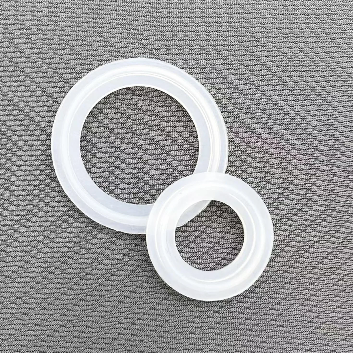 3 sztuki uszczelki silikonowe, silikonowe uszczelki typu O-ring do zacisku, uszczelki ID 48 mm, do spawania rur sanitarnych 64 mm OD