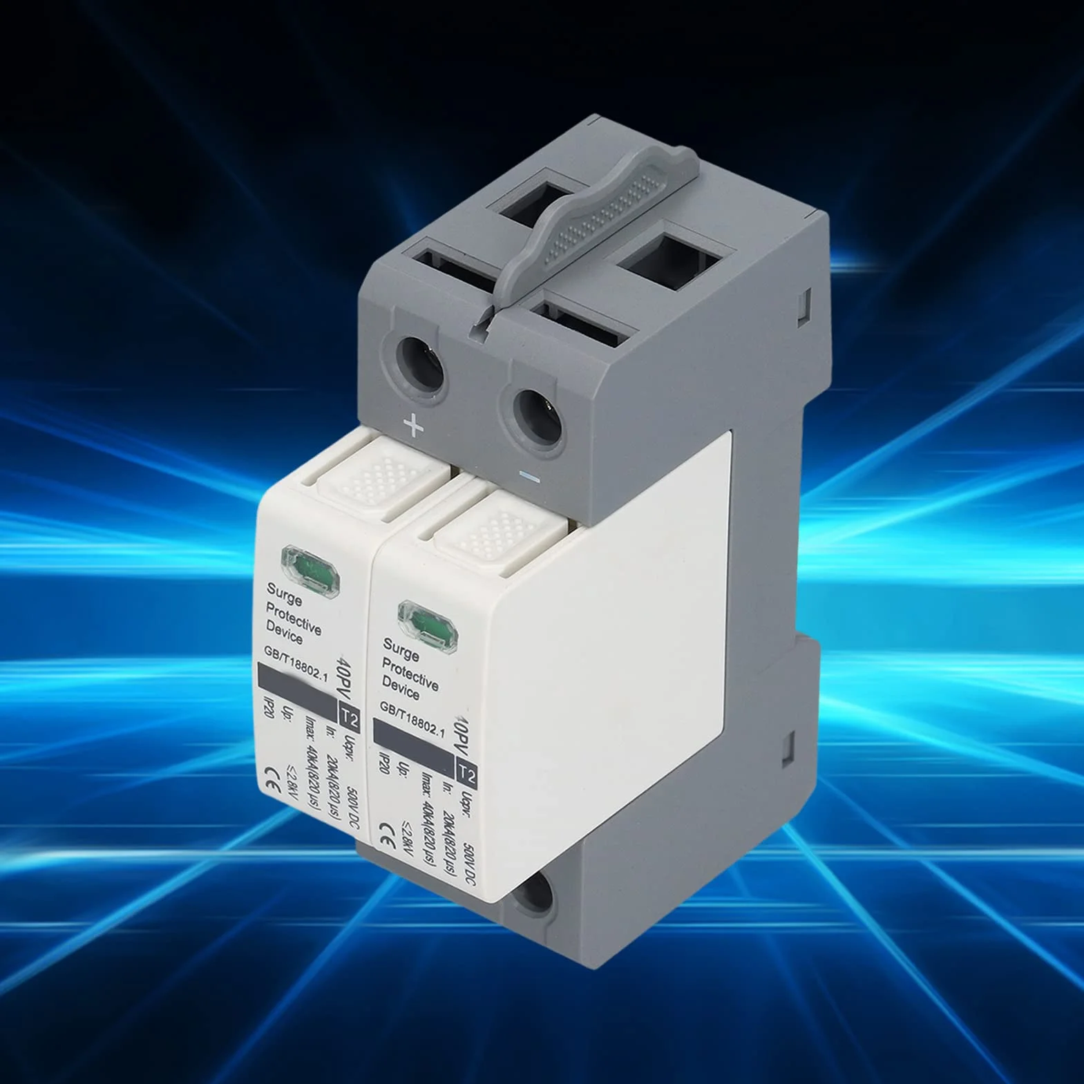 Ochronnik Przeciwprzepięciowy CHLT-40PV 500 V DC 2P IP20