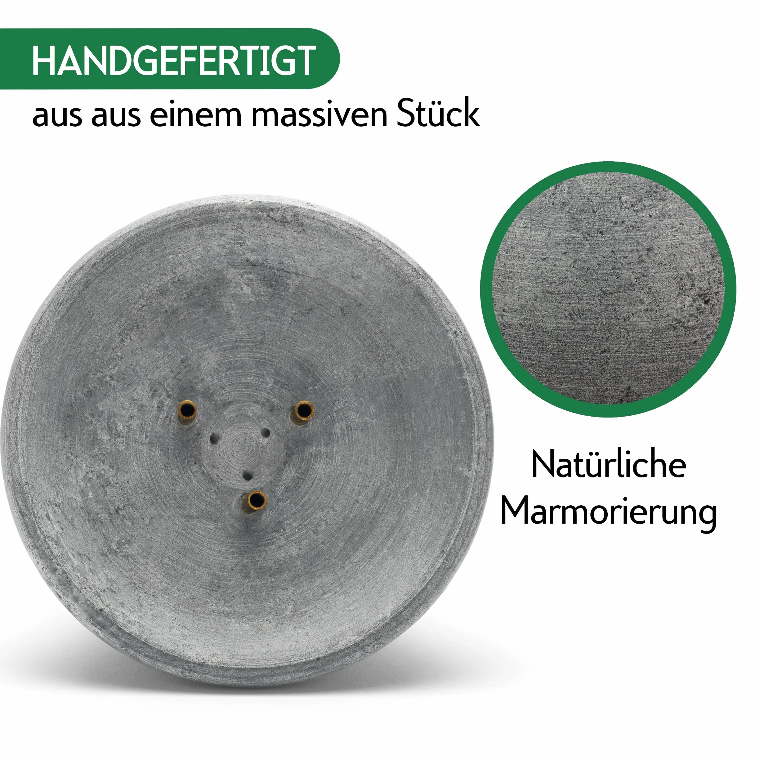 CozyNature® Źródełko do sauny z sjenitu | Kamień do naparowania i parownik | Akcesoria do sauny | Fontanna, tryska | 100% wykonanie ręczne 15cmx10cm