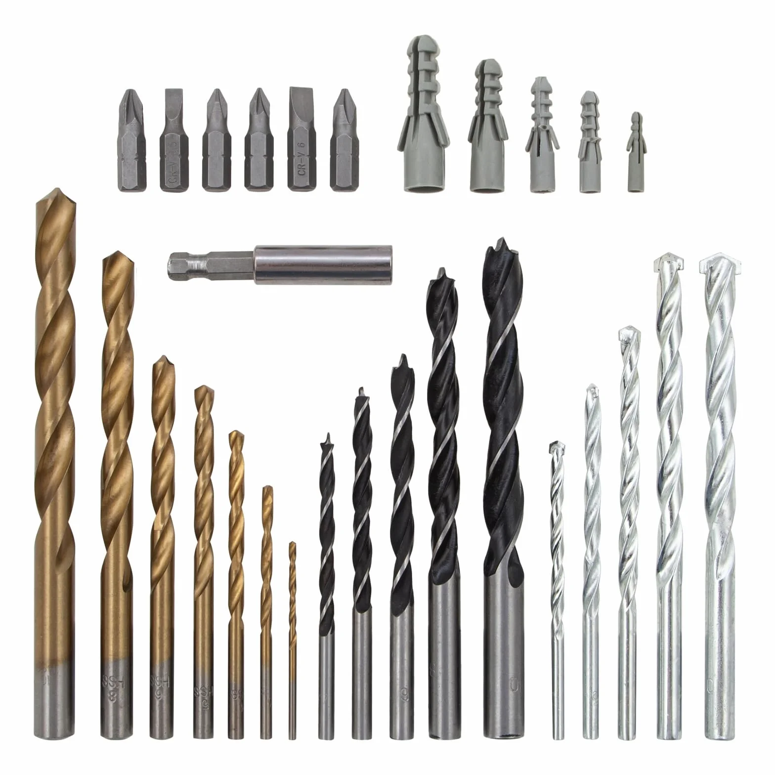 Zestaw wierteł do betonu drewna 4-10 mm metalu 2-10 mm SDS-Plus - MTX