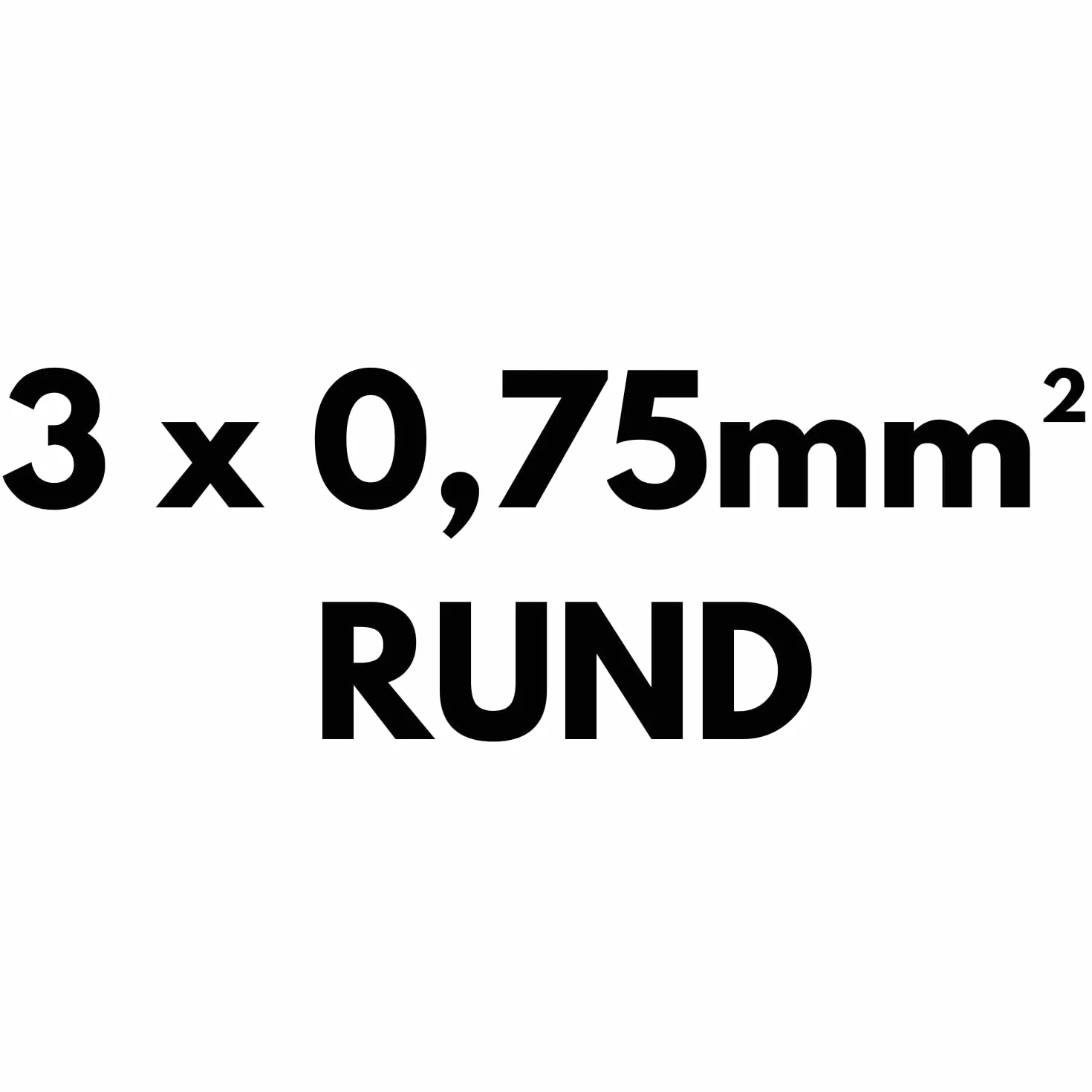 Kabel samochodowy 3 x 0,75 mm² 5 m okrągły I okrągły kabel do pojazdu, wszechstronne zastosowanie, 3-biegunowy