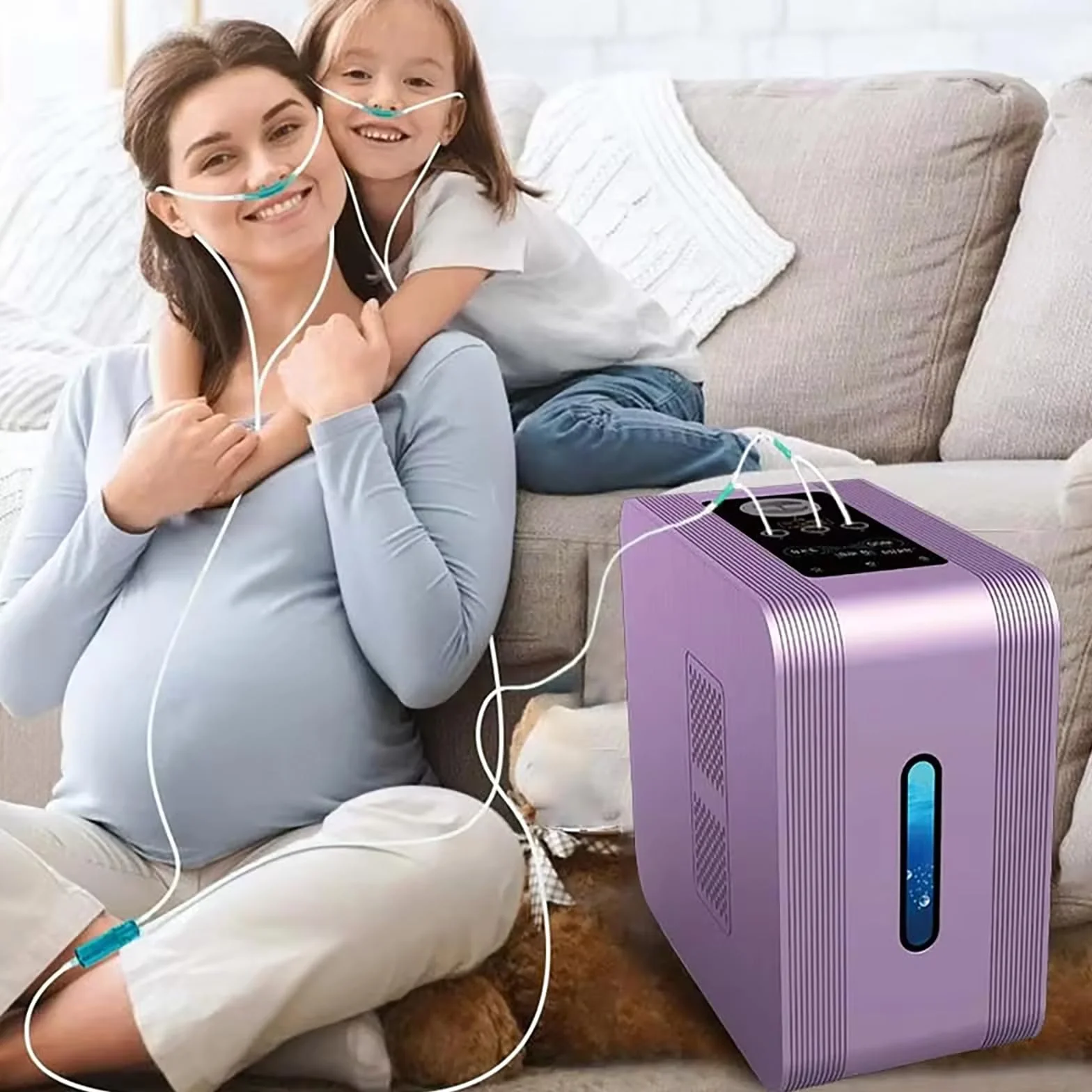 Przenośny Inhalator H2 Do Terapii Wodorowej, Inhalator Wodoru Cząsteczkowego, Urządzenie Do Inhalacji Wodorem, Inhalator Bogaty W Wodór, Dla Zdrowia Układu Oddechowego 1800ml/min