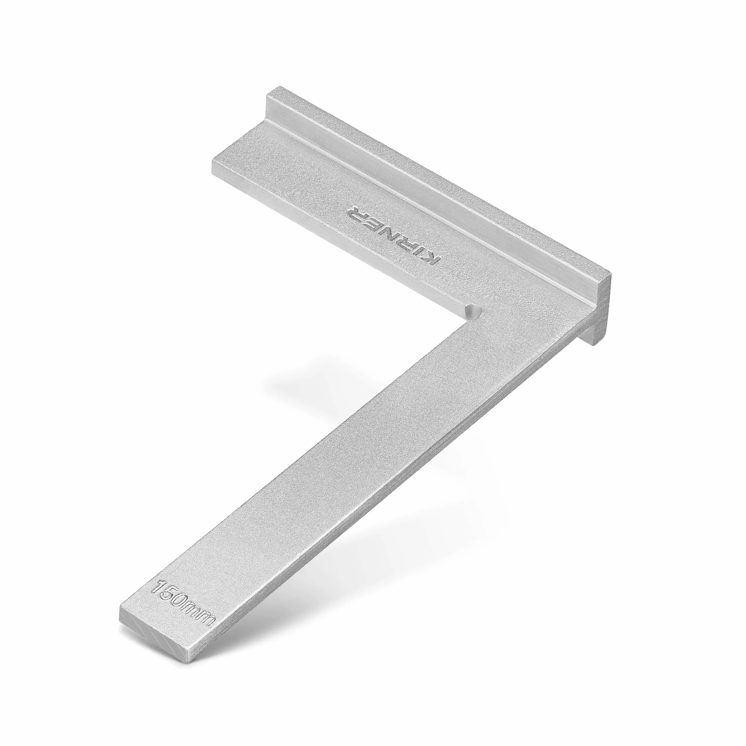 Profesjonalny kątownik ślusarski z ogranicznikiem 150 mm - nierdzewny i ocynkowany kątownik metalowy - do precyzyjnych prac w budownictwie metalowym i warsztacie - dokładny kąt 90 stopni z