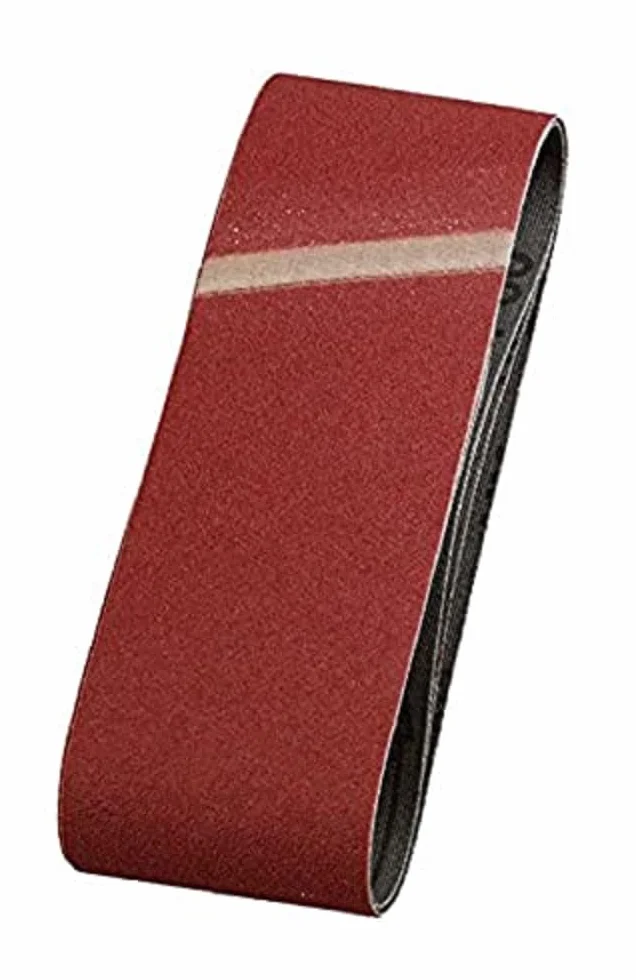 kwb 3 x taśma szlifierska, 65 x 410 mm, K-150, szlachetny korund, do drewna i metalu, papier ścierny do szlifierek taśmowych/szlifierek