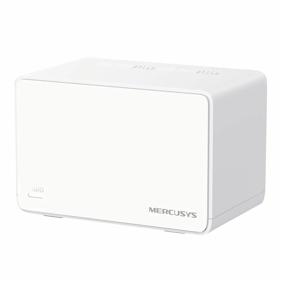 Mercusys TP-Link Halo H80X Mesh Wi-Fi 6 AX3000Mbps Dual-Band, 3 porty Gigabit WAN/LAN, pokryte do 270 m2, MU-MIMO, WPA3, sterowanie za pomocą aplikacji, 1 szt