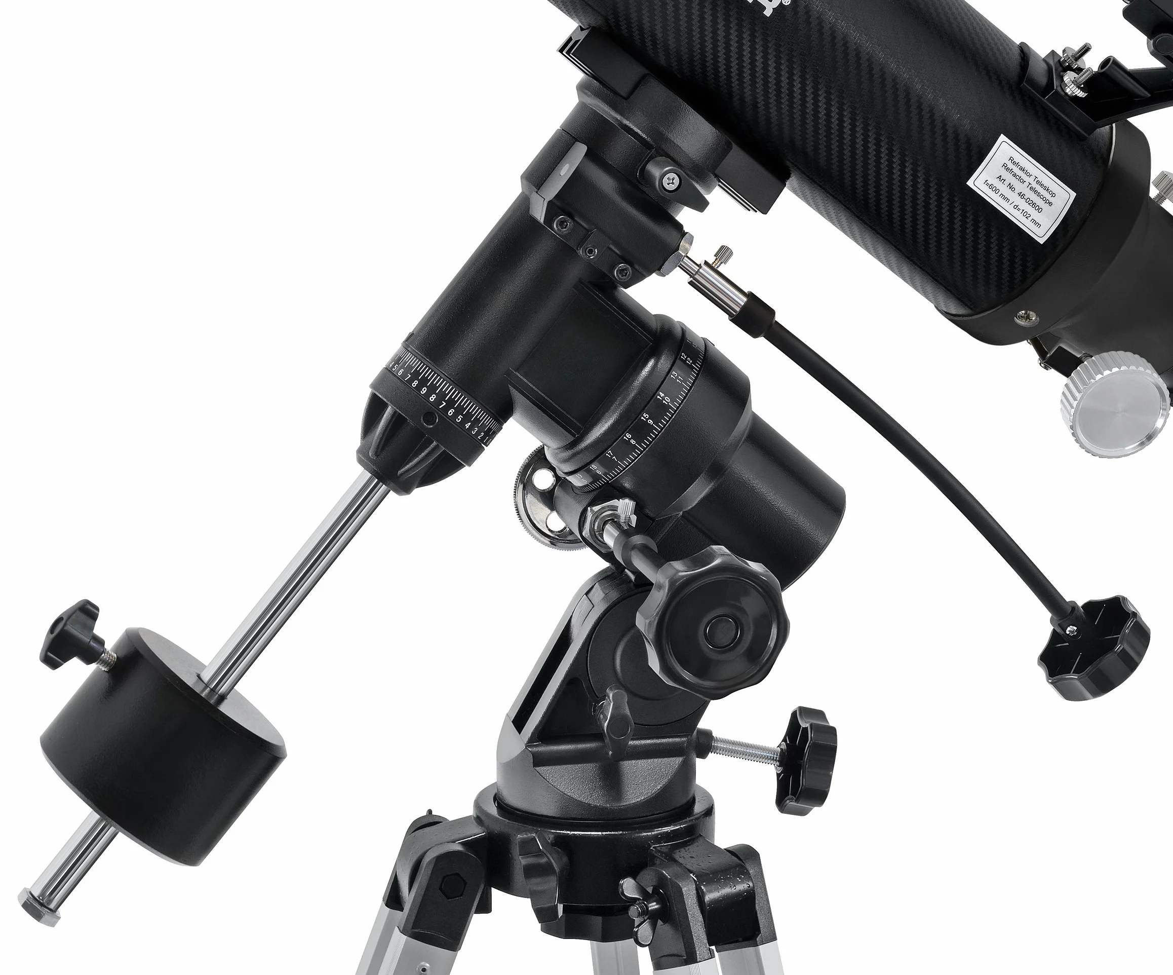 Bresser Teleskop refrakcyjny AR-102/600 EQ-3 z mocowaniem i statywem