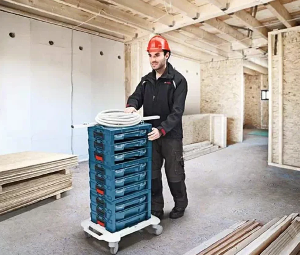 Bosch Professional: skrzynka (Rack) na 3 wkłady i-BOXX Professional Mobility System