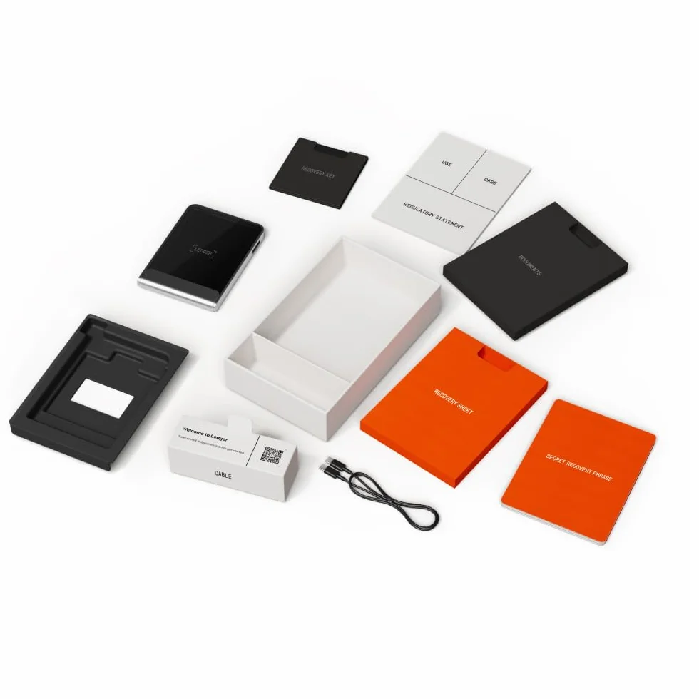 Ledger Flex portfel krypto z bezpiecznym ekranem dotykowym E Ink fuksja