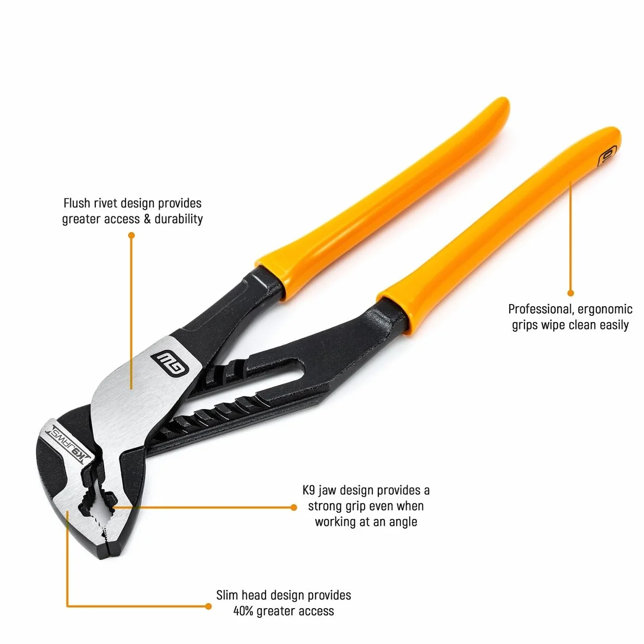 GEARWRENCH 40,5 cm szczypce do języka i wpustu ze szczęką V - 82167