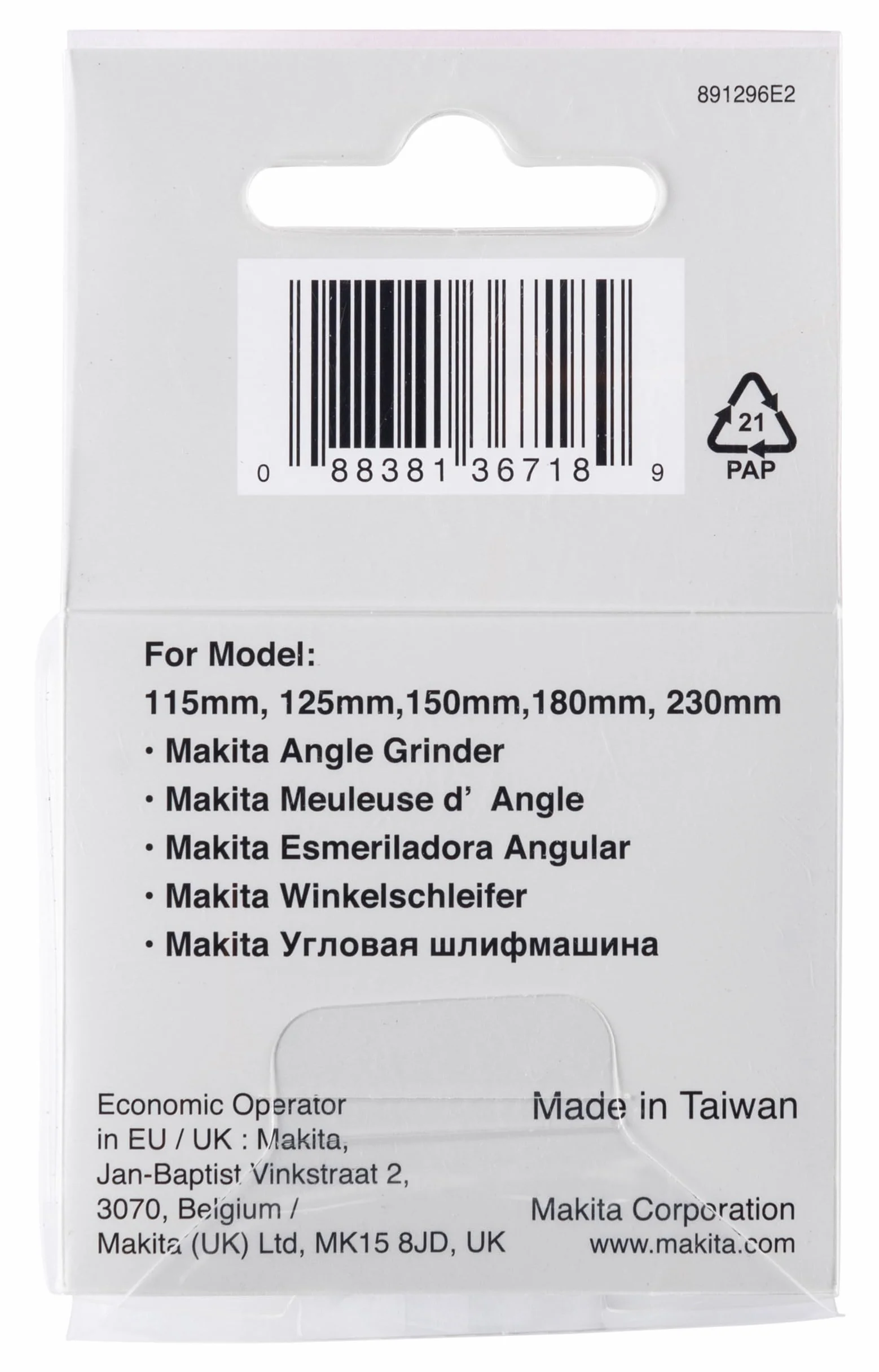 Makita Ezynut 195354-9 Nakrętka kołnierzowa M14 do 180/230 mm