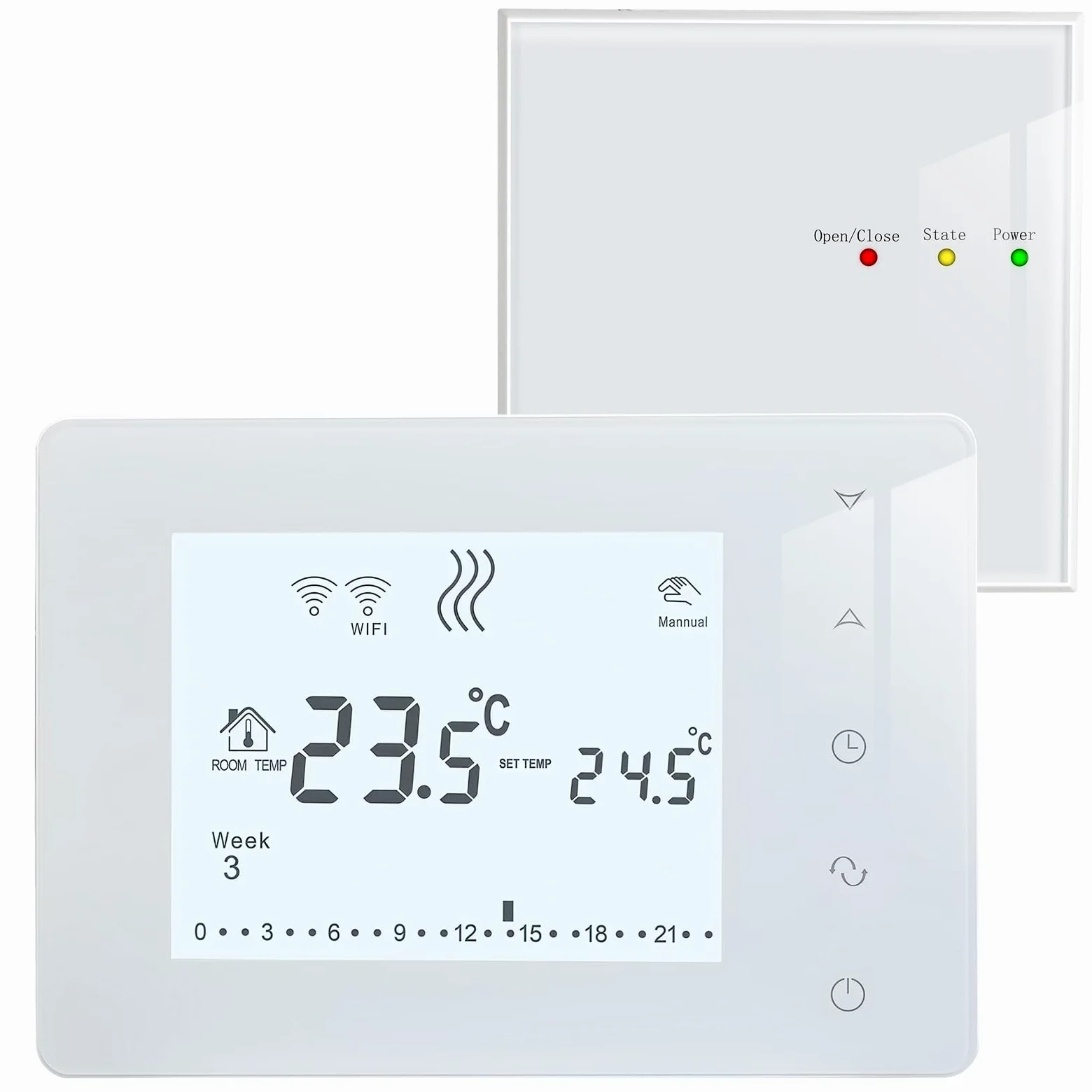 Beok BOT-X306 Termostat WiFi Termostat D Nastrój Bezprzewodowy Termostat Kocioł Programator Ogrzewania Kontroler Temperatury Odbiornik Sterowania
