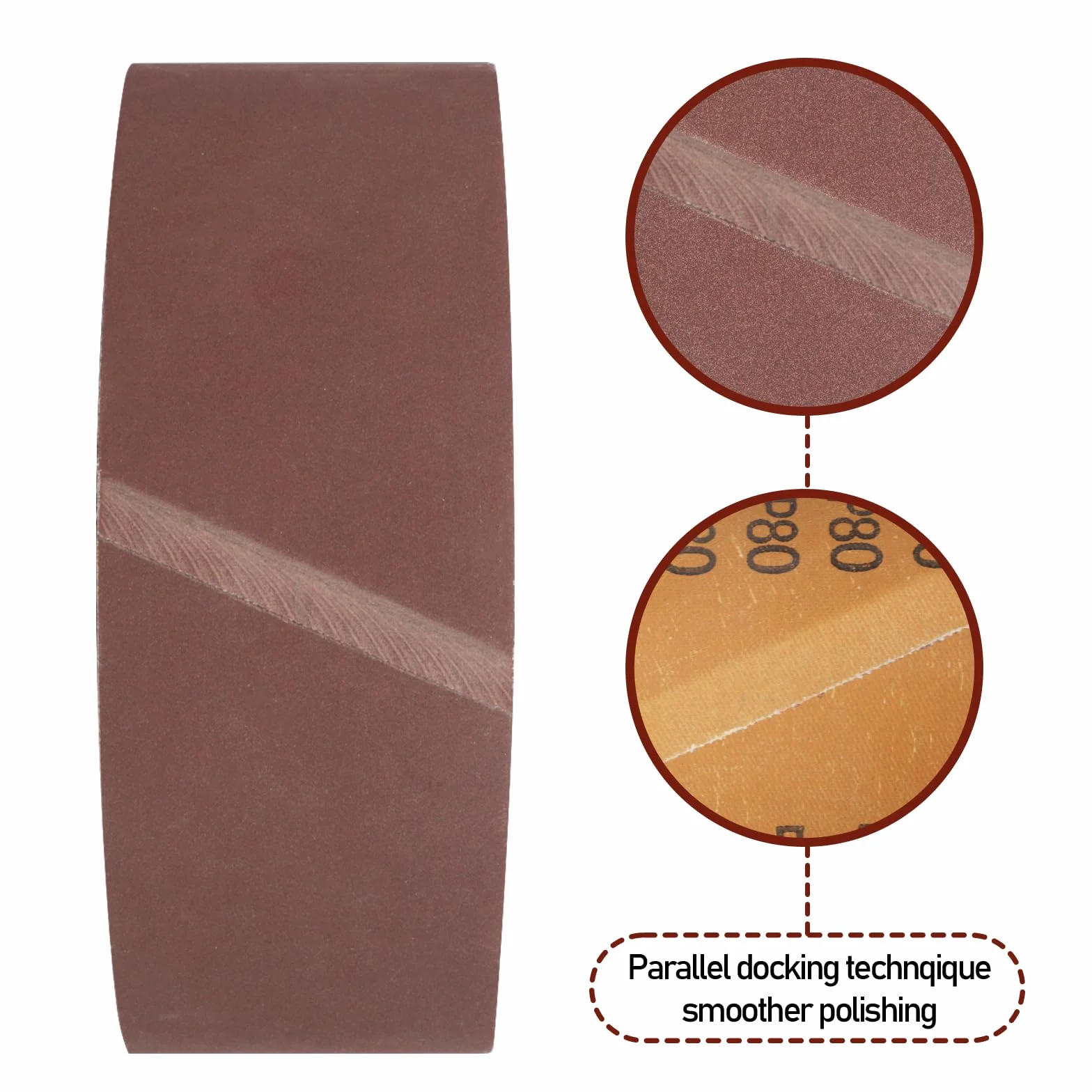 Pas Piaskowy 75 mm x 533 mm, 21 -Częściowy Zestaw Paska Piasku, Każdy 53x Rozmiar Cząstek 80/120/150/180/240/320/400, Dla Piaskowców Pasów, Szlifowania, Szlifowania Drewna