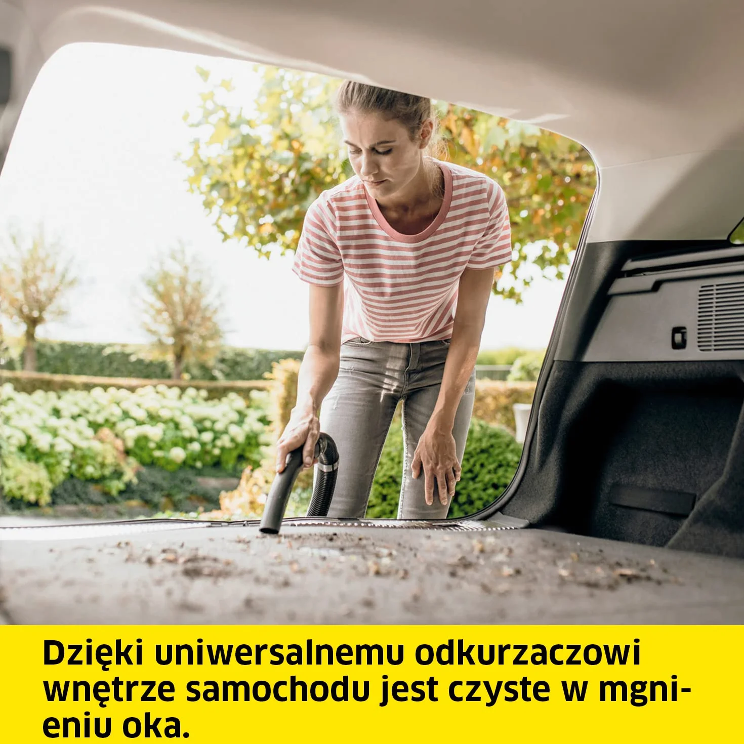 Kärcher Odkurzacz na Mokro/Sucho WD 3 S V-17/4/20, w tym filtr, 1000 W, zbiornik ze stali nierdzewnej: 17 l, wąż ssący: 2 m i przechowywanie węży, funkcja wydmuchu, ssawka do podłóg i szczelin
