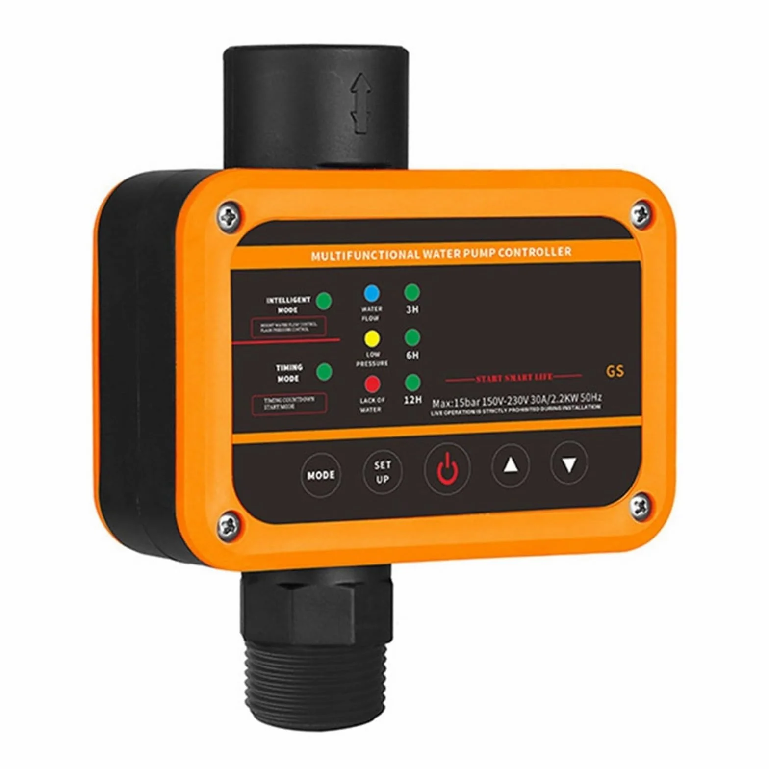 Ciśnieniomierz, Przełącznik ciśnieniowy Przełącznik ciśnieniowy pompy wodnej typu Gs, automatyczny regulator ciśnienia pompy wodnej 10A 15A 25A(Green)